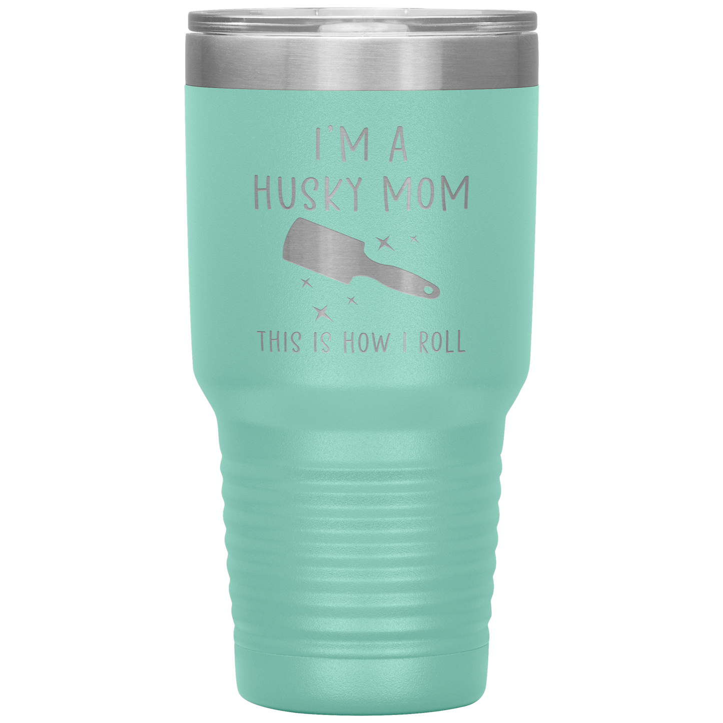 Husky Mom Tumbler, Funny Travel Coffee Mug, Birthday Gifts for Men and Women