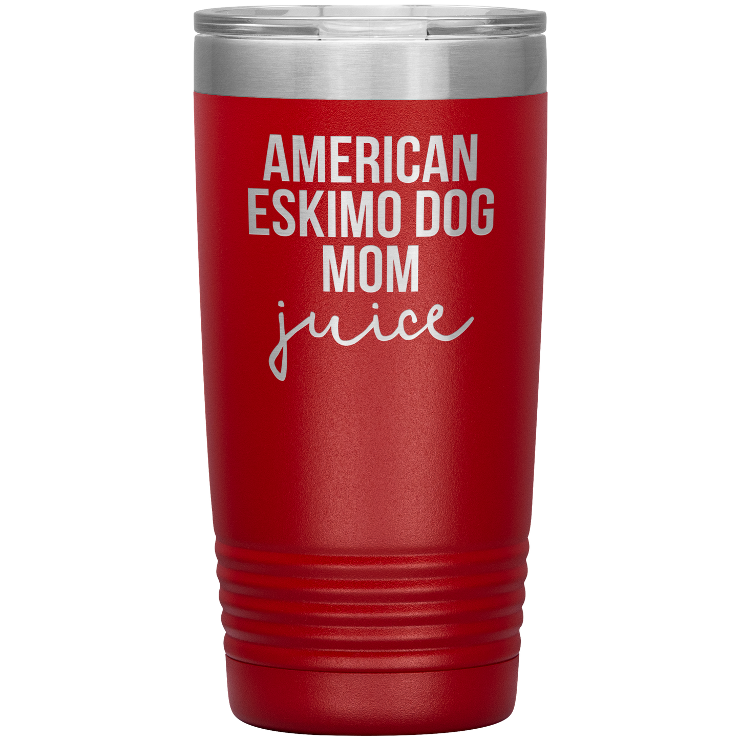 American Eskimo Dog Mom Tumbler, Funny Travel Coffee Mug, Birthday Gifts for Men and Women