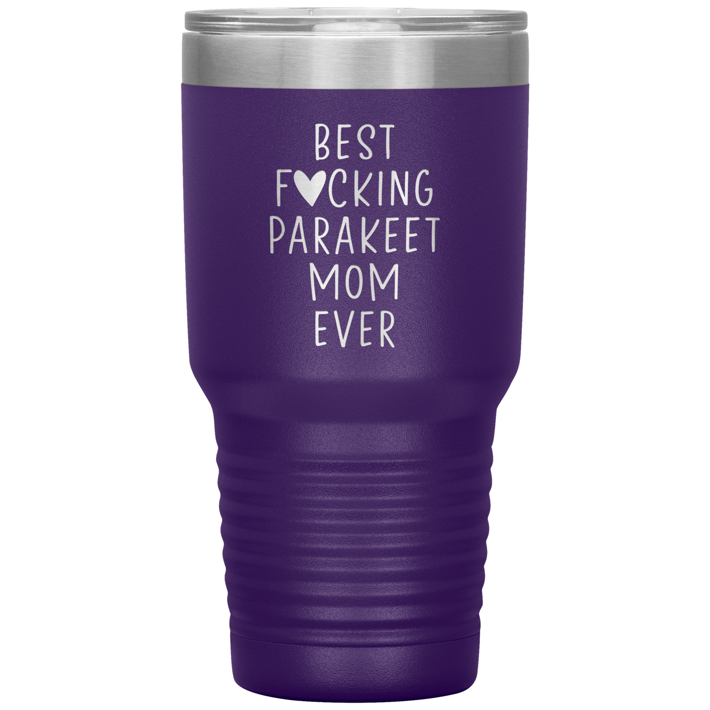 Parakeet Mom Tumbler, Parakeet Mom Gifts, Travel Coffee Mug, Birthday Gifts for Men and Women