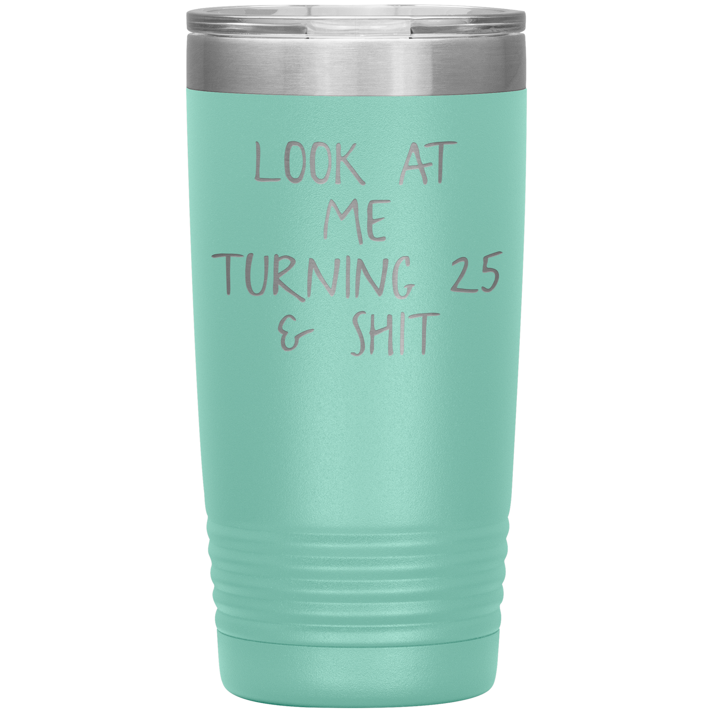 25th Birthday Tumbler, 25th Birthday Gifts, Travel Coffee Mug, Birthday Gifts for Men and Women