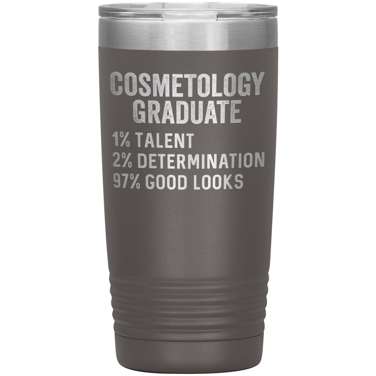 Cosmetology Graduate Tumbler, Funny Cosmetologist Graduation Travel Coffee Mug, Birthday Gifts for Men and Women