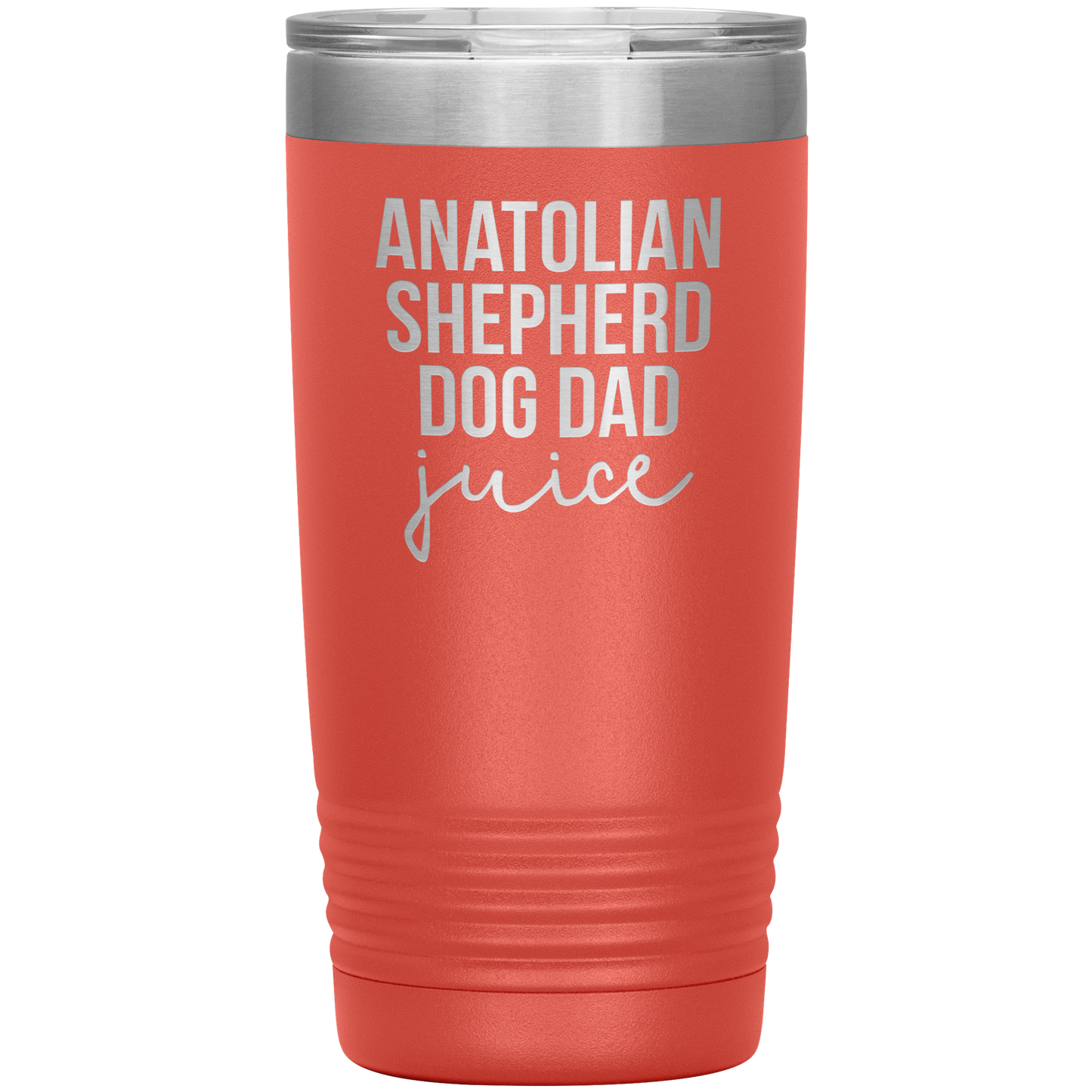 Anatolian Shepherd Dog Dad Tumbler, Funny Travel Coffee Mug, Birthday Gifts for Men and Women