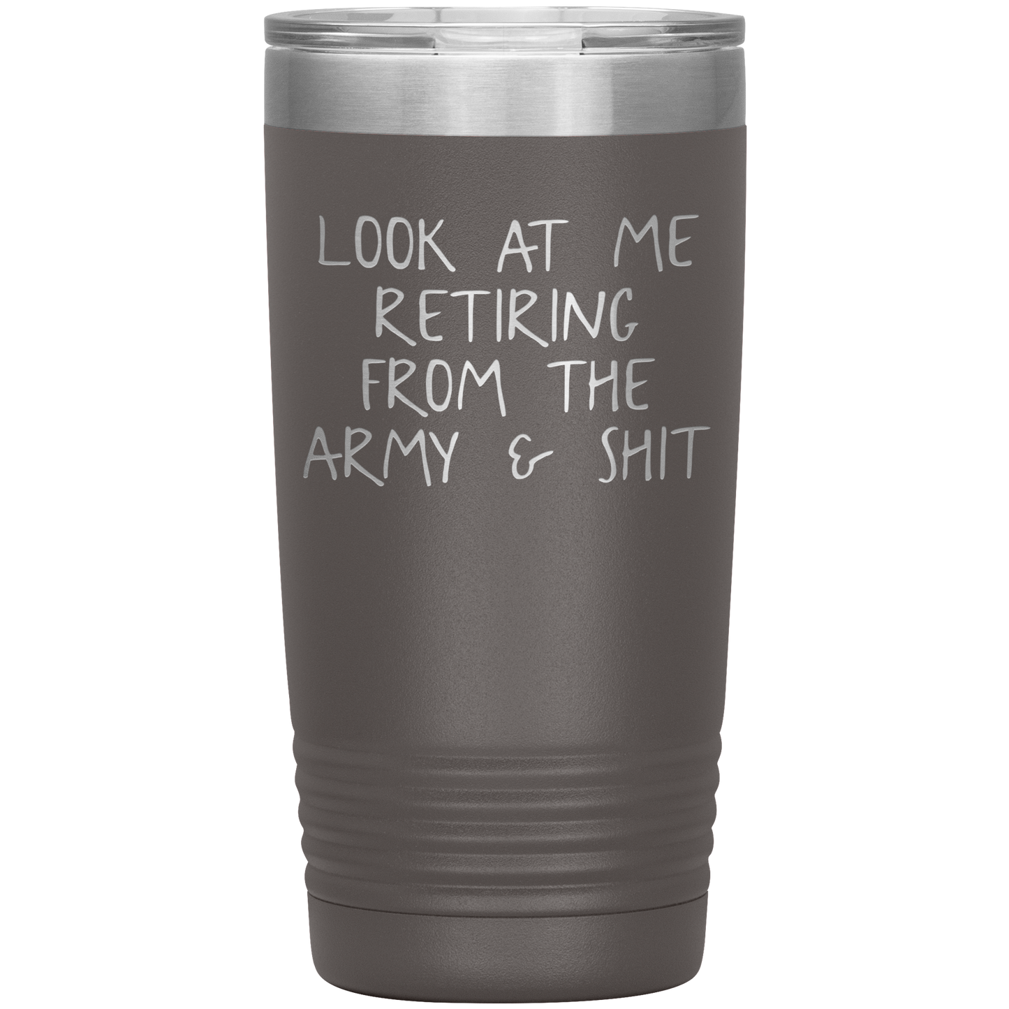 Army Retirement Tumbler, Army Retirement Gifts, Travel Coffee Mug, Birthday Gifts for Men and Women