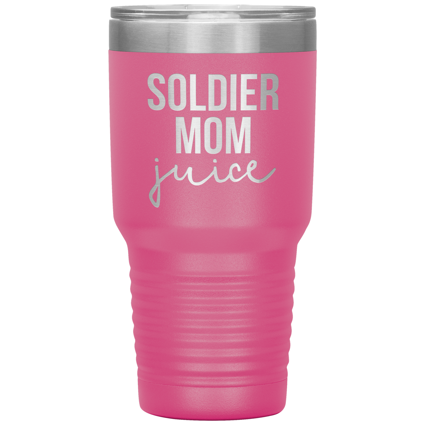 Soldat Maman Tumbler, Soldier Mom Cadeaux, Travel Coffee Mug, Cadeaux d’anniversaire pour les hommes et les femmes