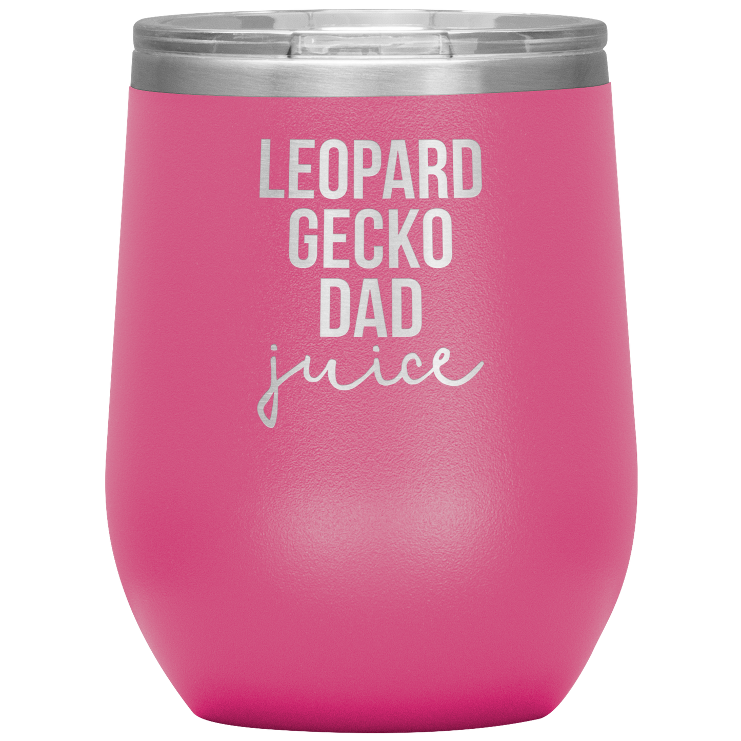 Leopard Gecko Dad Wine Tumbler, Leopard Gecko Dad Gifts, Travel Wine Cup, Birthday Gifts for Men and Women