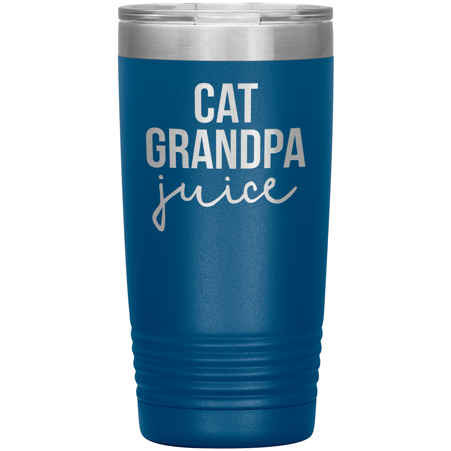 Cat Grandpa Tumbler, Cat Grandpa Gifts, Travel Coffee Mug, Birthday Gifts for Men and Women