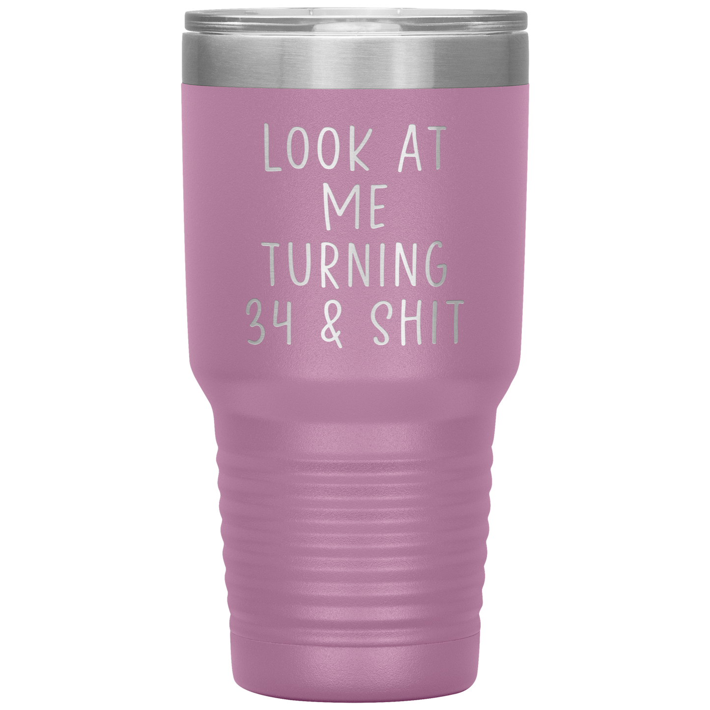 34th Birthday Tumbler, 34th Birthday Gifts, Travel Coffee Mug, Birthday Gifts for Men and Women