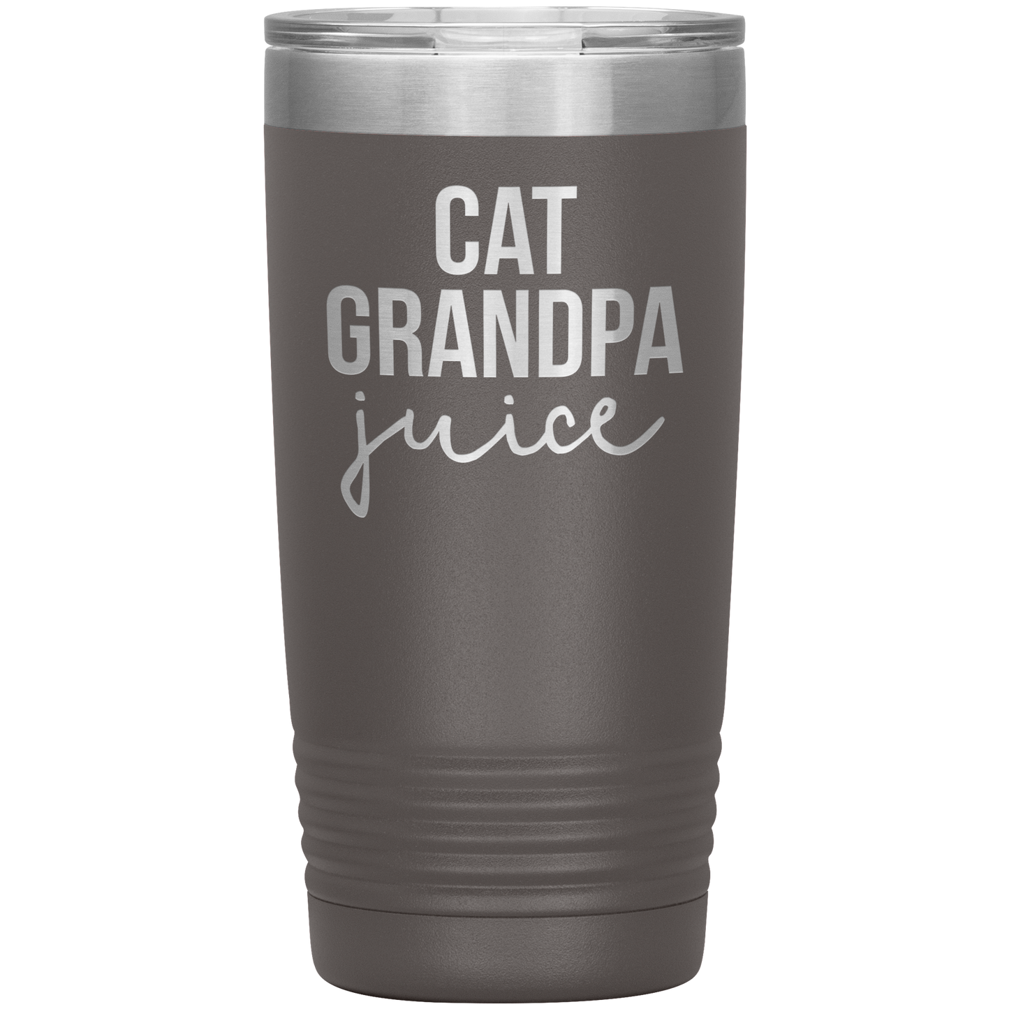 Cat Grandpa Tumbler, Cat Grandpa Gifts, Travel Coffee Mug, Birthday Gifts for Men and Women