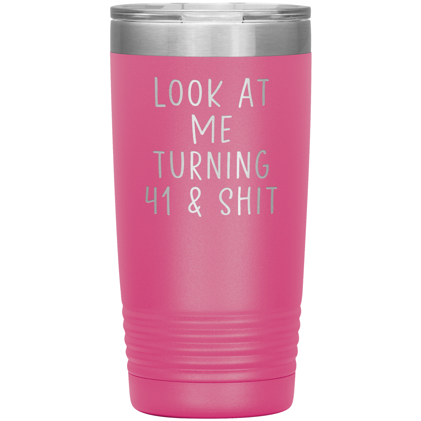 41st Birthday Tumbler, 41st Birthday Gifts, Travel Coffee Mug, Birthday Gifts for Men and Women