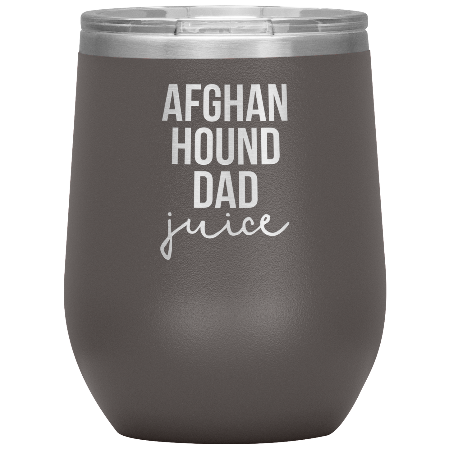 Afghan Hound Dad Wine Tumbler, Funny Travel Wine Cup, Birthday Gifts for Men and Women