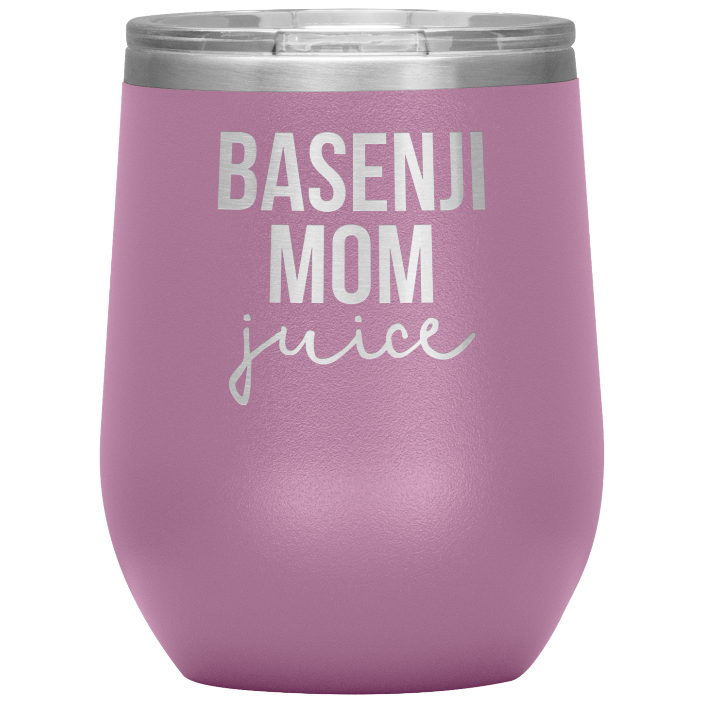 Basenji Mom Wine Tumbler, Funny Travel Wine Cup, Birthday Gifts for Men and Women