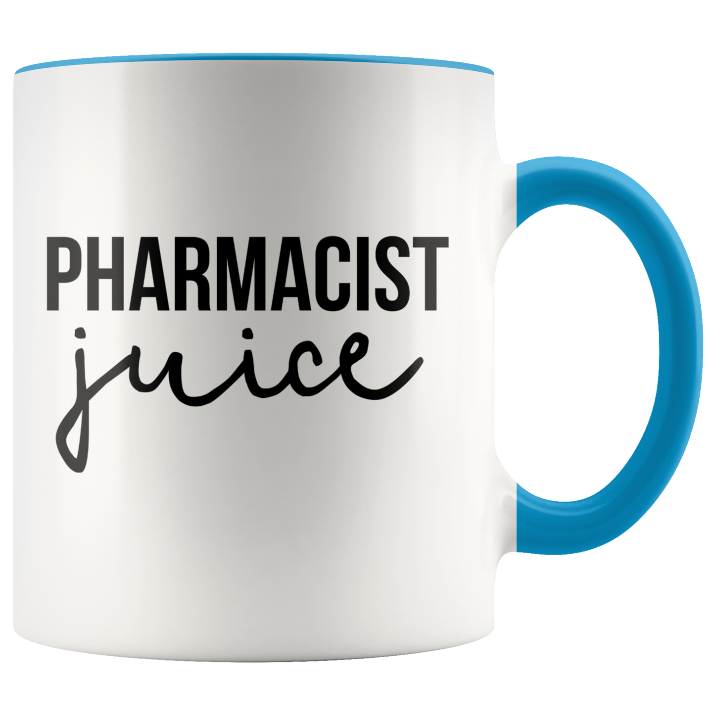 Pharmacist Gifts, Coffee Mug, Two Tone Accent Cup, Birthday Gift for Men and Women