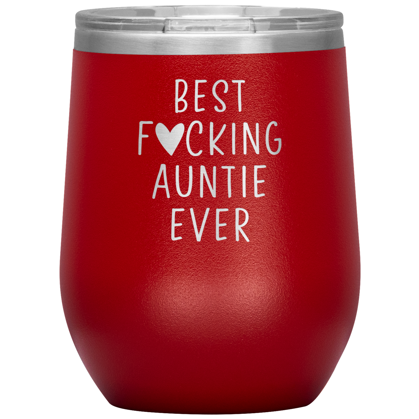 Auntie Wine Tumbler, Auntie Gifts, Travel Wine Cup, Birthday Gifts for Men and Women