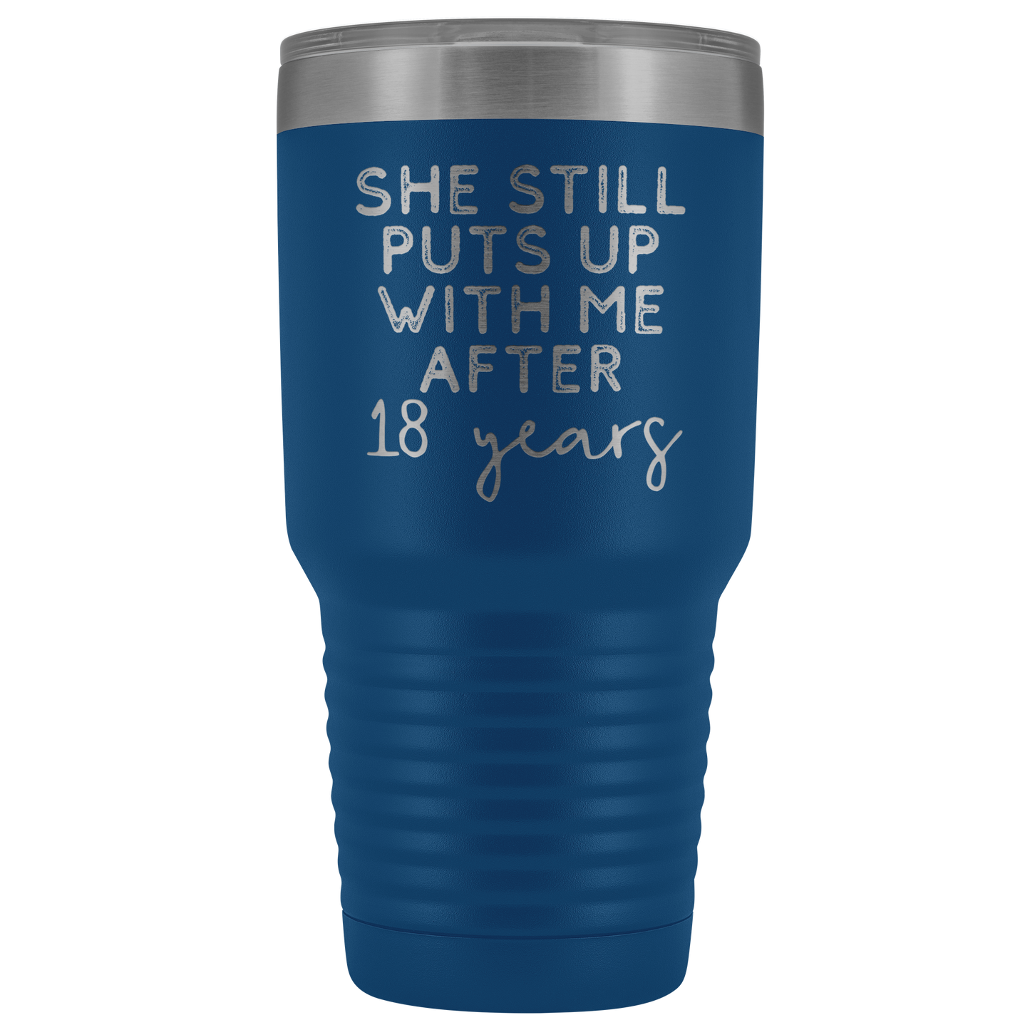 18 Anniversario Regalo 18 Anno Wedding Anniversary Coffee Mug Funny Marito Tumbler Regali per Him Anniversary for Men Cup