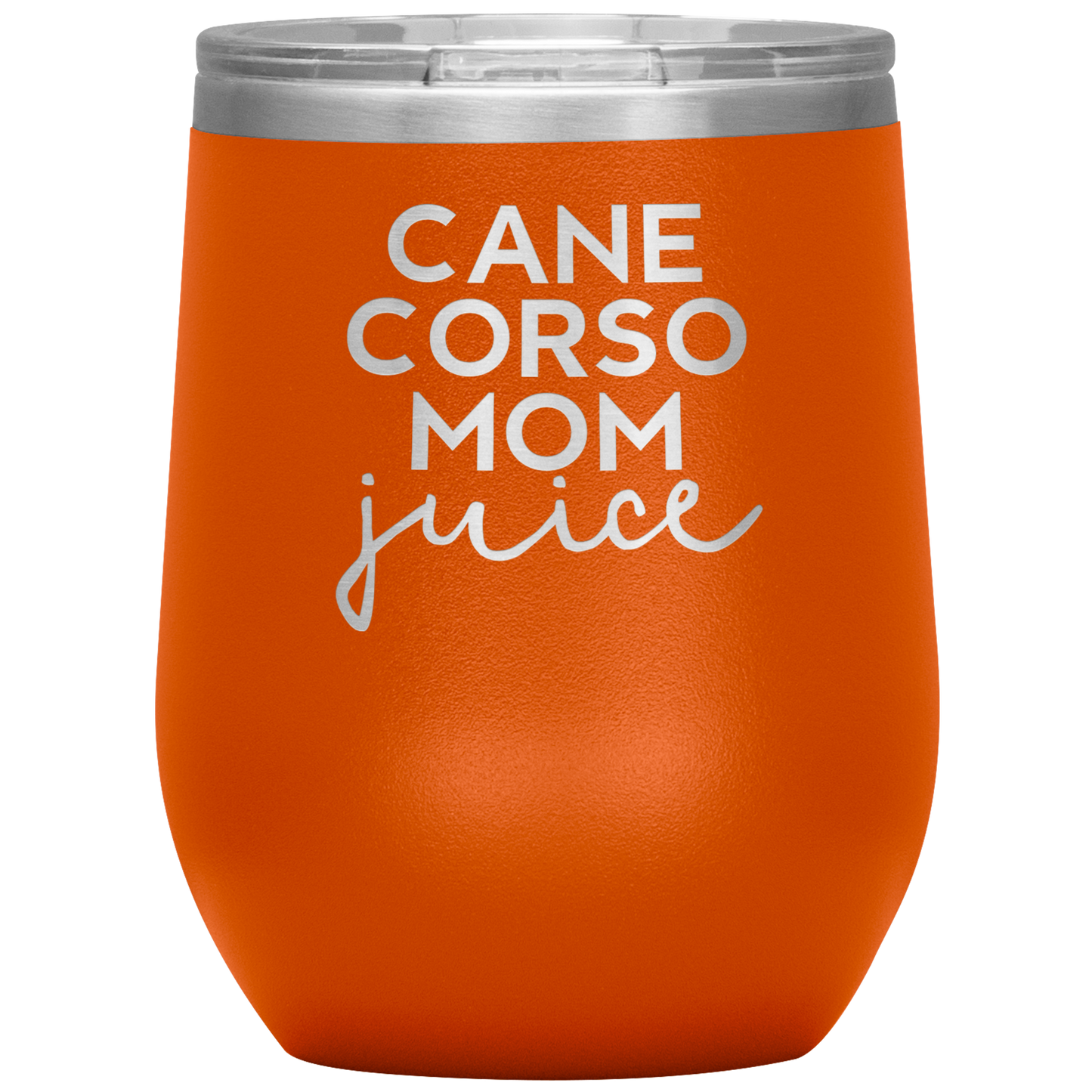 Cane Corso Mamma Wine Tumbler, Cane Corso Mamma Doni, Cane Corso Mamma Wine Cup, Regali di compleanno per Uomini e Donne