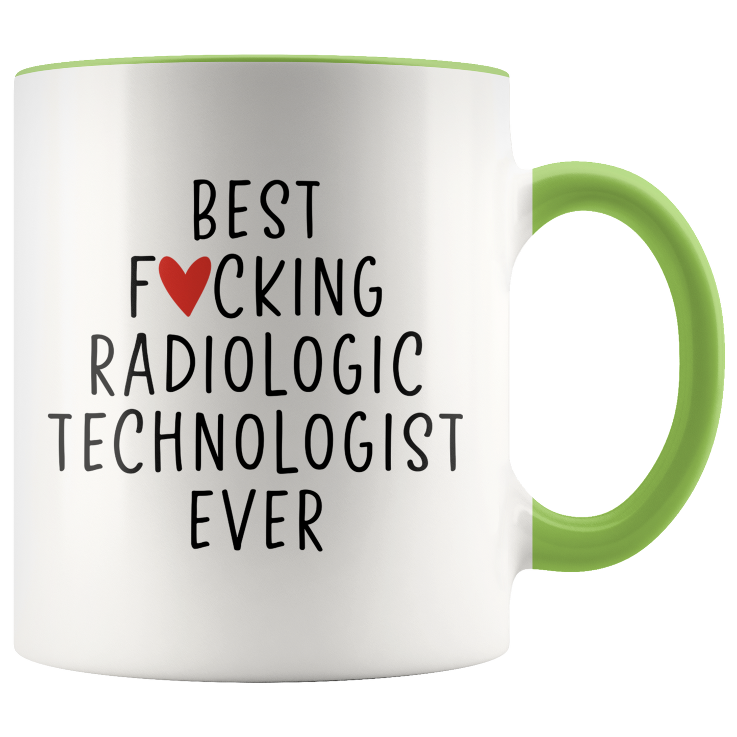 Radiologic Technologist Gifts, Coffee Mug, Two Tone Accent Cup, Birthday Gift for Men and Women