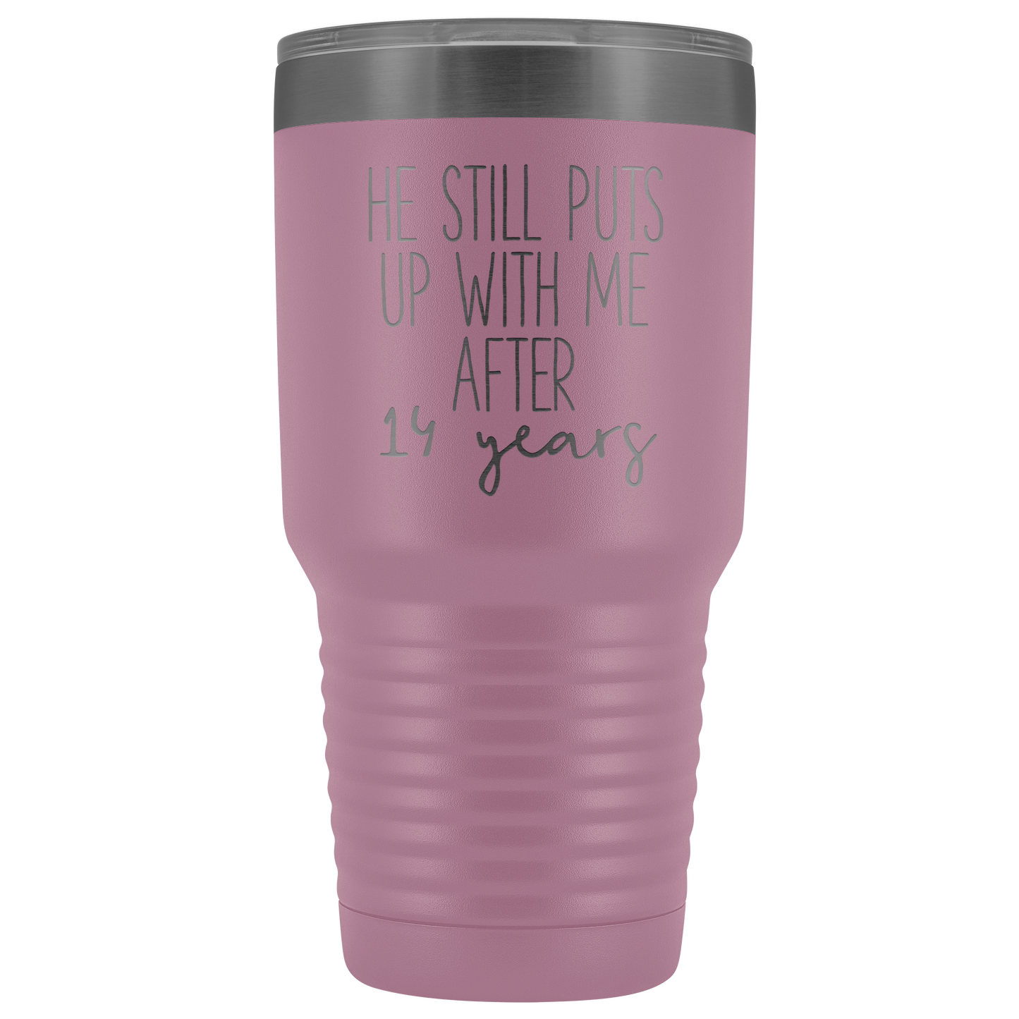 14th Anniversary Gift for Wife, 14th Anniversary for Her, 14 Anniversary Gift, Tumbler Mug