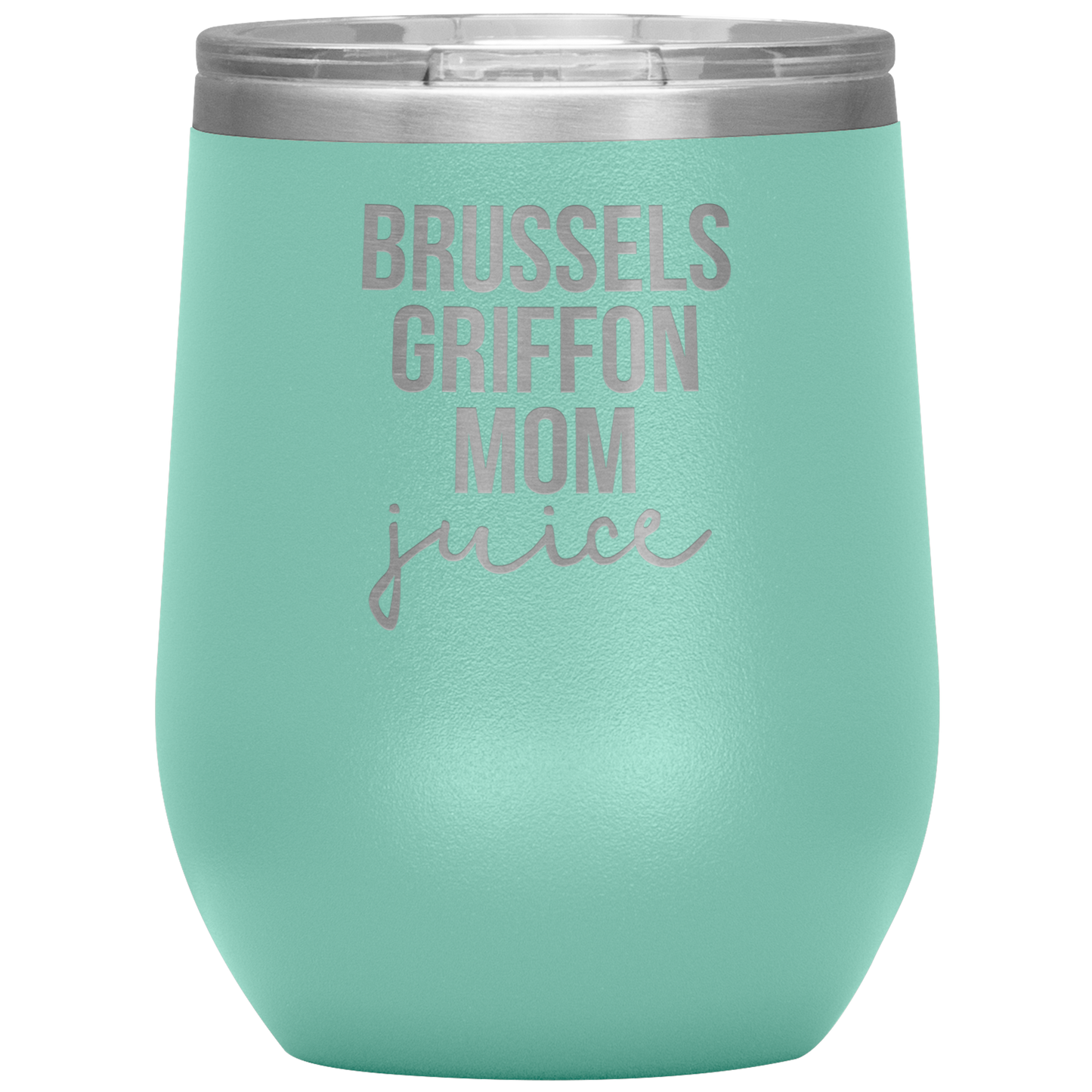 Bruxelles Griffon Maman Vin Tumbler, Bruxelles Griffon Maman Cadeaux, Coupe du vin de voyage, cadeaux d'anniversaire pour hommes et femmes