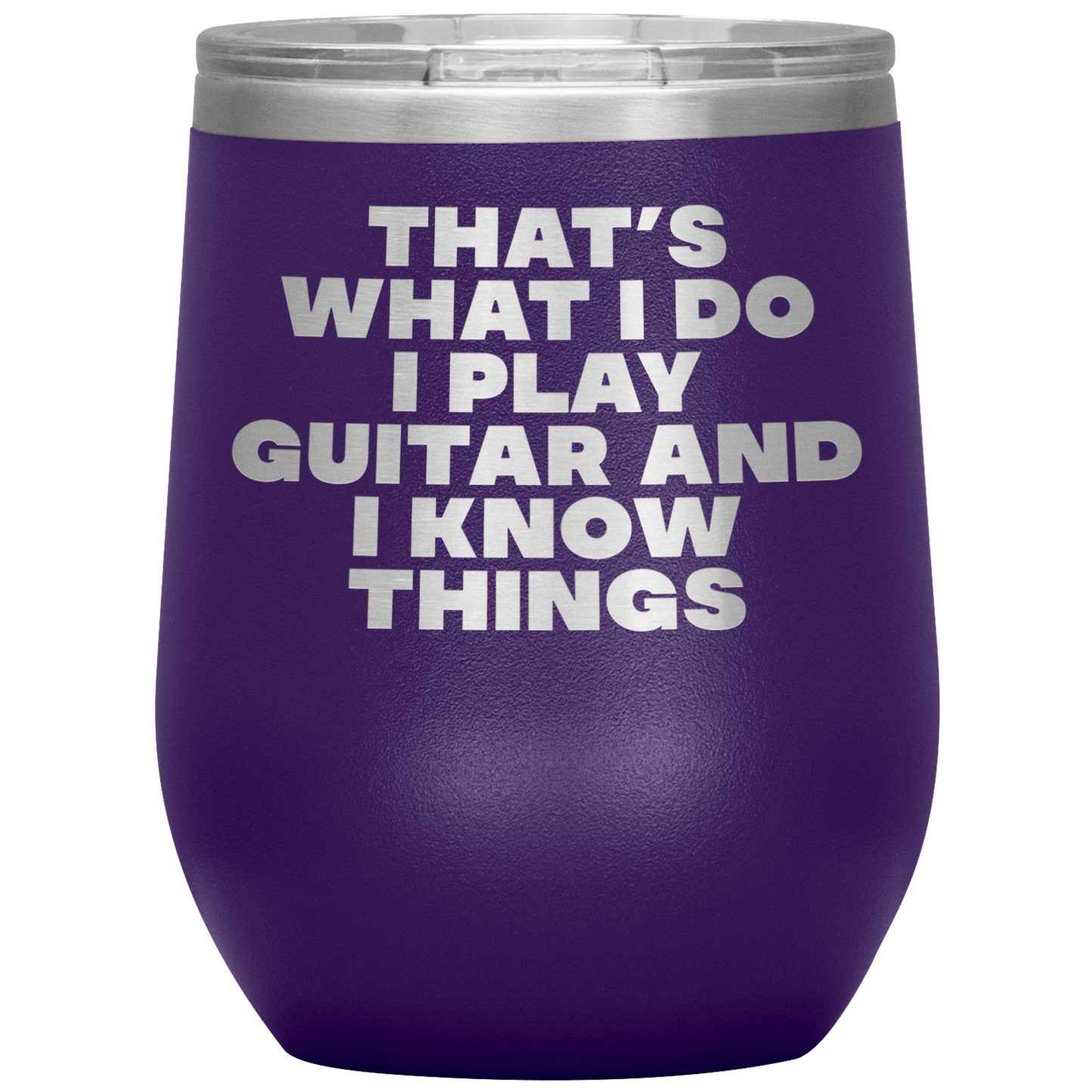 Guitarist Wine Tumbler, Guitarist Gifts, Travel Wine Cup, Birthday Gifts for Men and Women