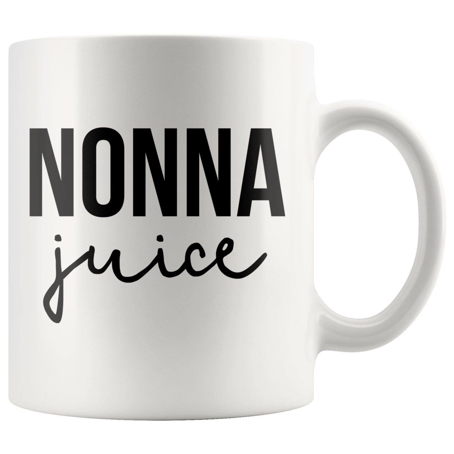 Nonna Gifts, Coffee Mug, Two Tone Accent Cup, Birthday Gift for Men and Women