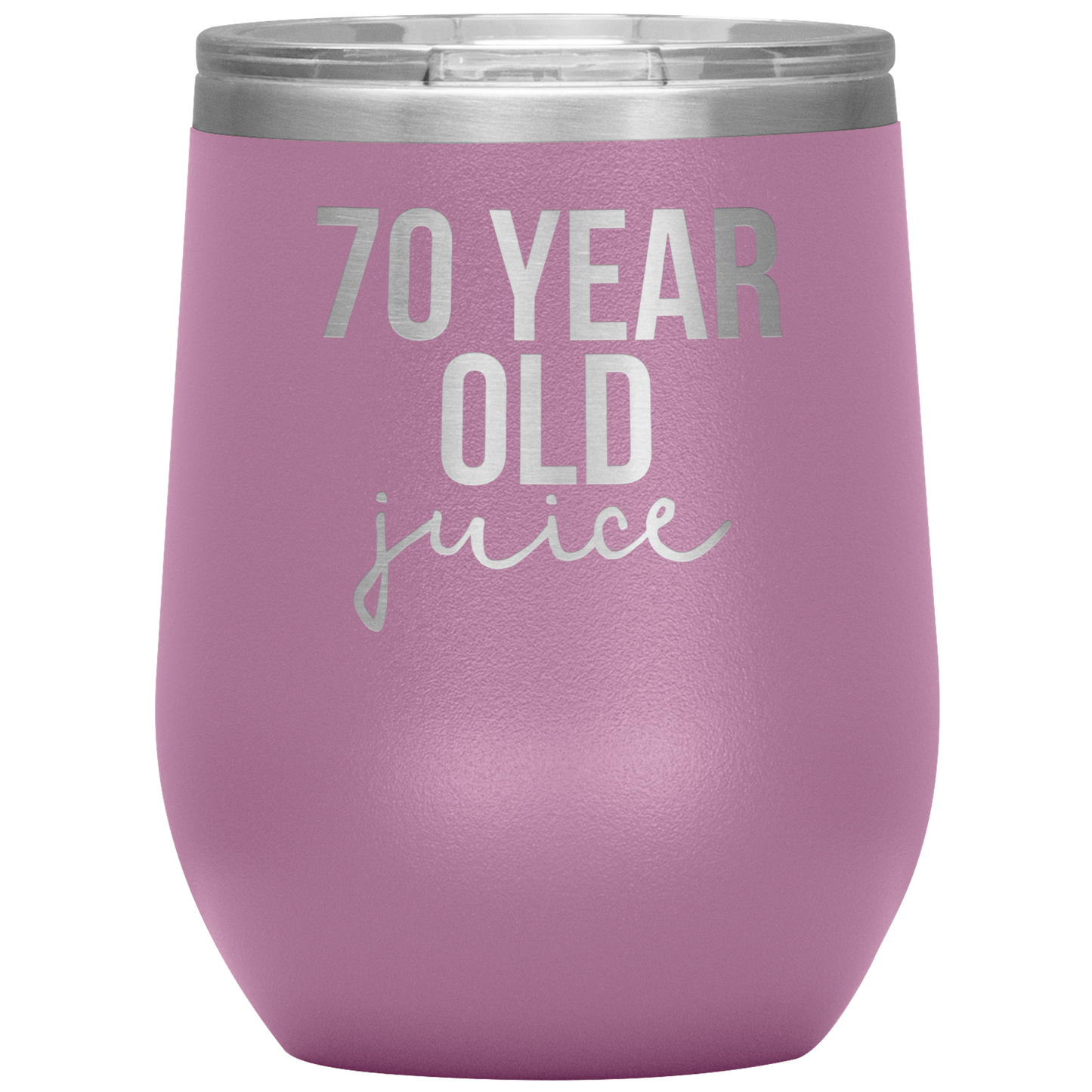 70th Birthday Gifts, 70th Birthday Wine Cup, 70 Year Old Birthday Wine Tumbler, Birthday Gifts for Men and Women