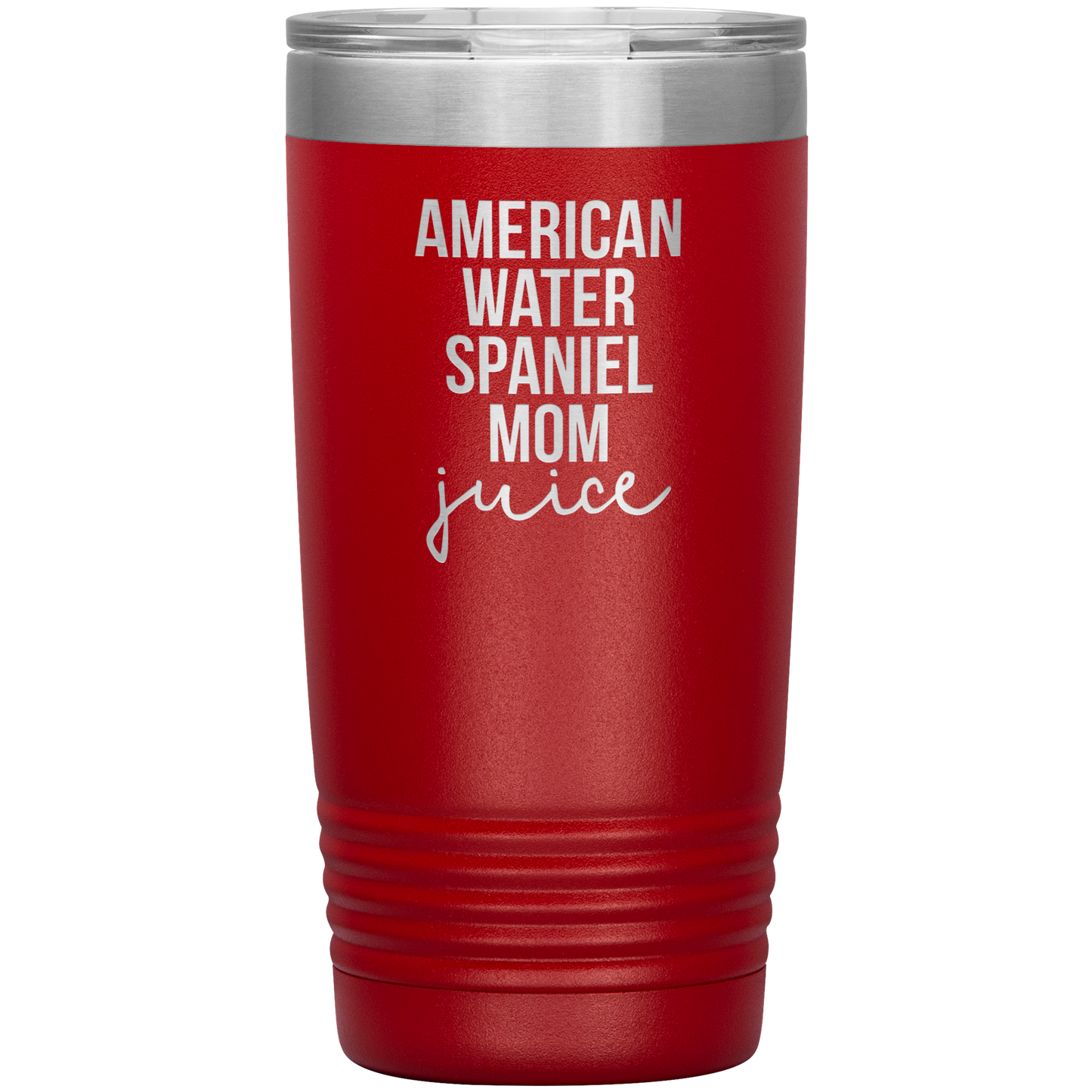 American Water Spaniel Mom Tumbler, Funny Travel Coffee Mug, Birthday Gifts for Men and Women