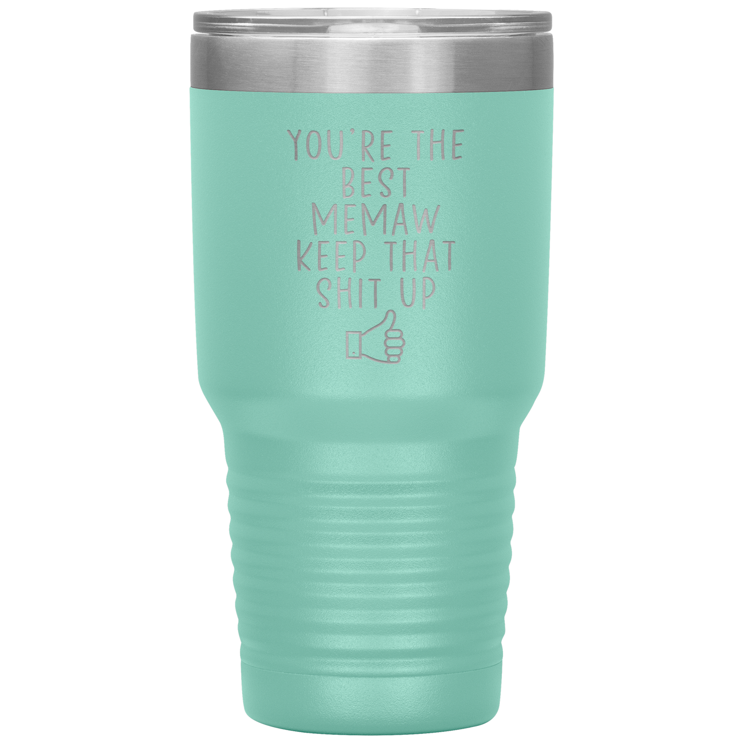 Memaw Tumbler, Memaw Cadeaux, Travel Coffee Mug, Cadeaux d’anniversaire pour hommes et femmes