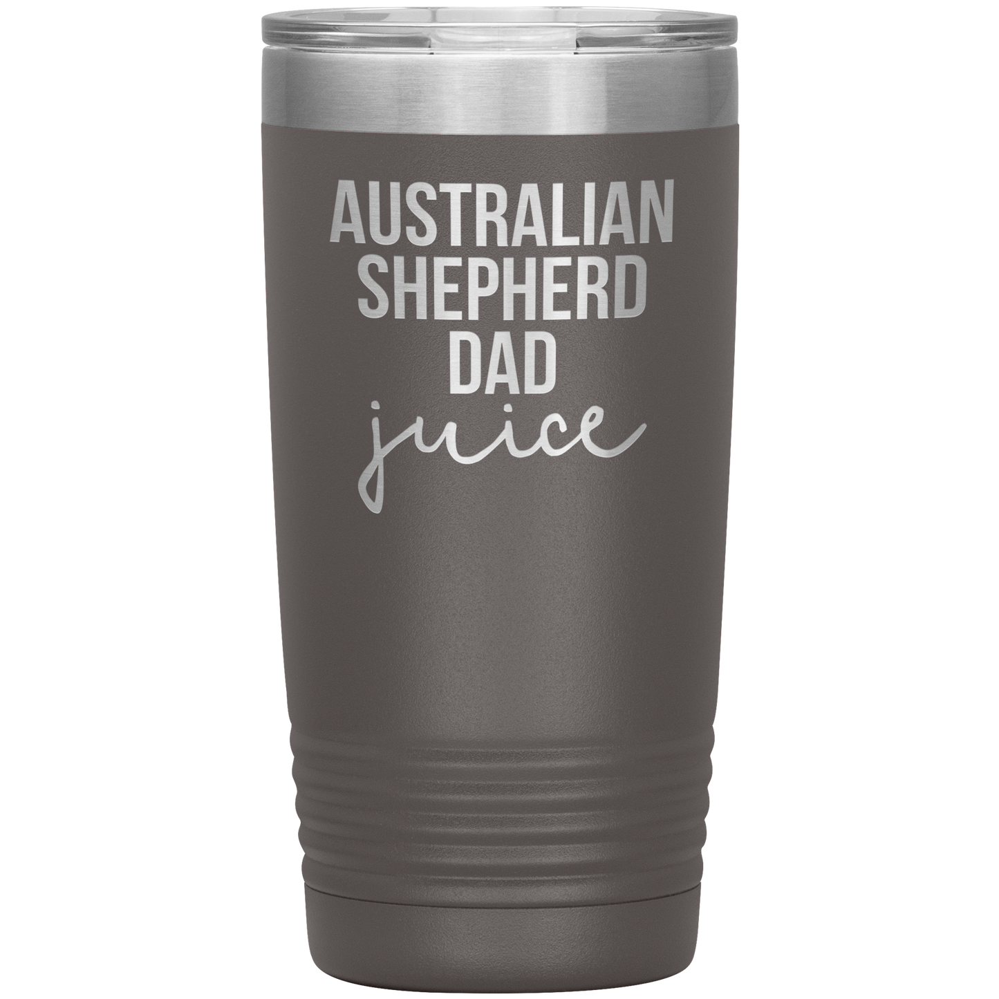 Australian Shepherd Dad Tumbler, Funny Travel Coffee Mug, Birthday Gifts for Men and Women