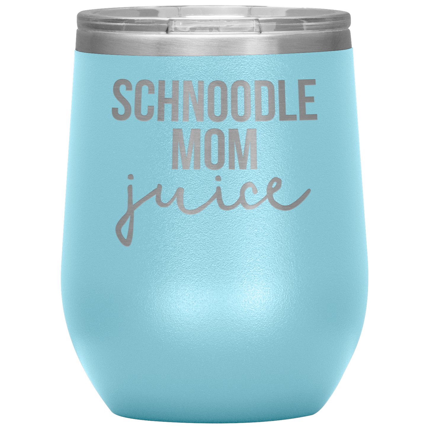 Schnoodle Mom Wine Tumbler, Schnoodle Mom Gifts, Travel Wine Cup, Birthday Gifts for Men and Women