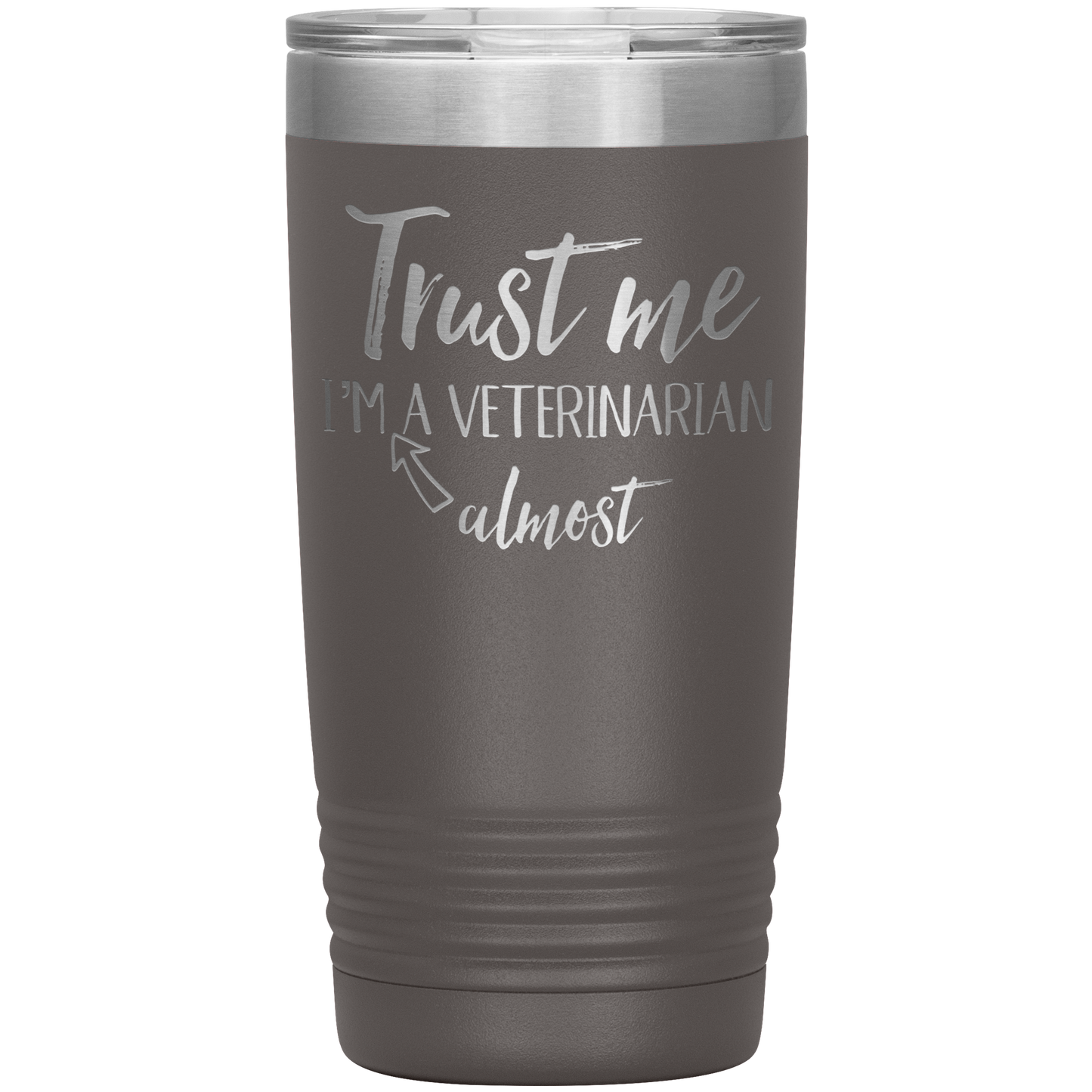 Presentes de estudantes da escola veterinária, caneca de café de pós-graduação da escola veterinária, tumbler de formatura, presentes de aniversário de Collie para homens e mulheres