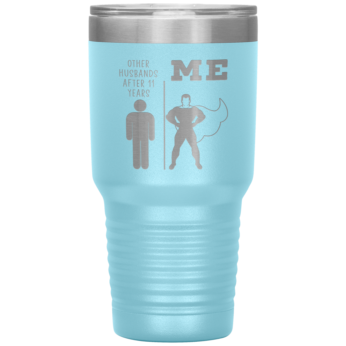 11th Anniversary Gifts for Husband, 11 Year Anniversary Gifts for Men, Tumbler Mug