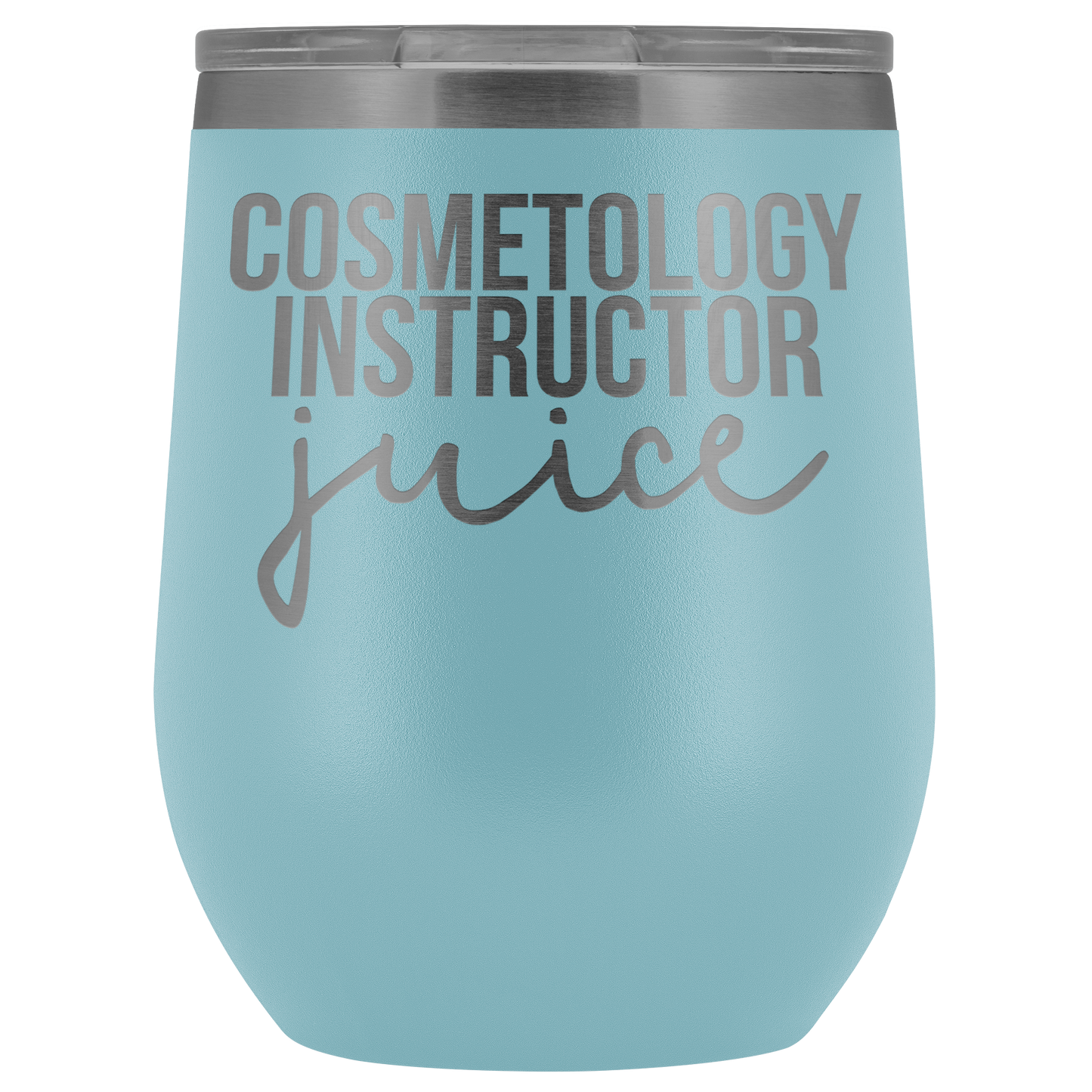 Cosmetology Instructor Gifts, Cosmetology Instructor Wine Tumbler, Cup, Funny Birthday Gifts for Men and Women