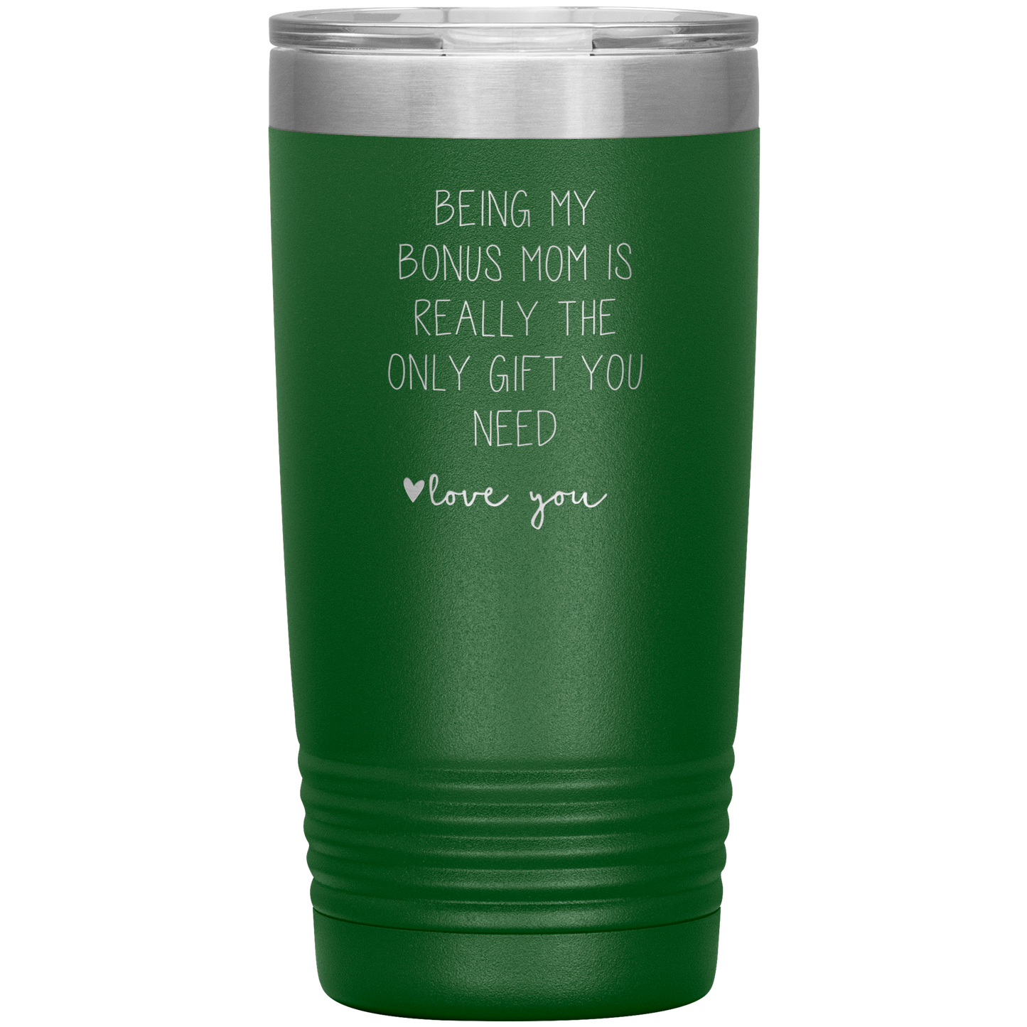 Bonus Mom Tumbler, Bonus Mom Gifts, Travel Coffee Mug, Birthday Gifts for Men and Women