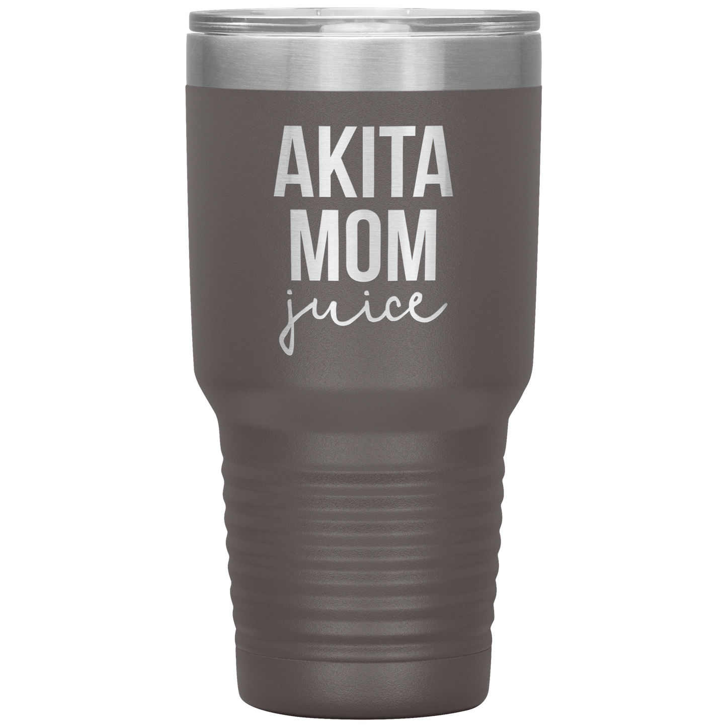 Akita Mom Tumbler, Funny Travel Coffee Mug, Birthday Gifts for Men and Women