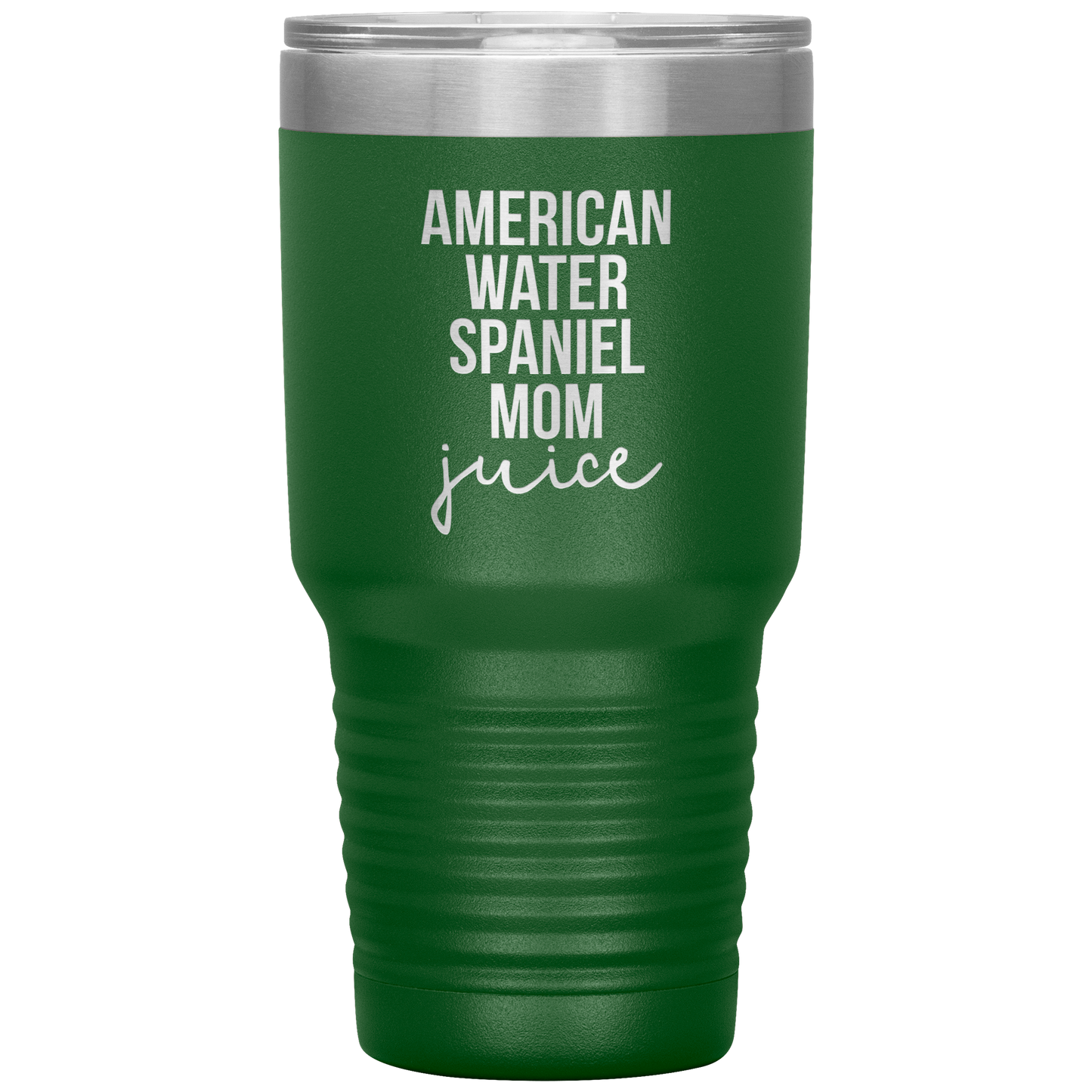 American Water Spaniel Mom Tumbler, Funny Travel Coffee Mug, Birthday Gifts for Men and Women