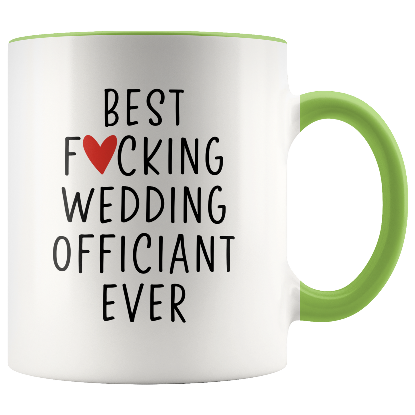 Wedding Officiant Gifts, Coffee Mug, Two Tone Accent Cup, Birthday Gift for Men and Women