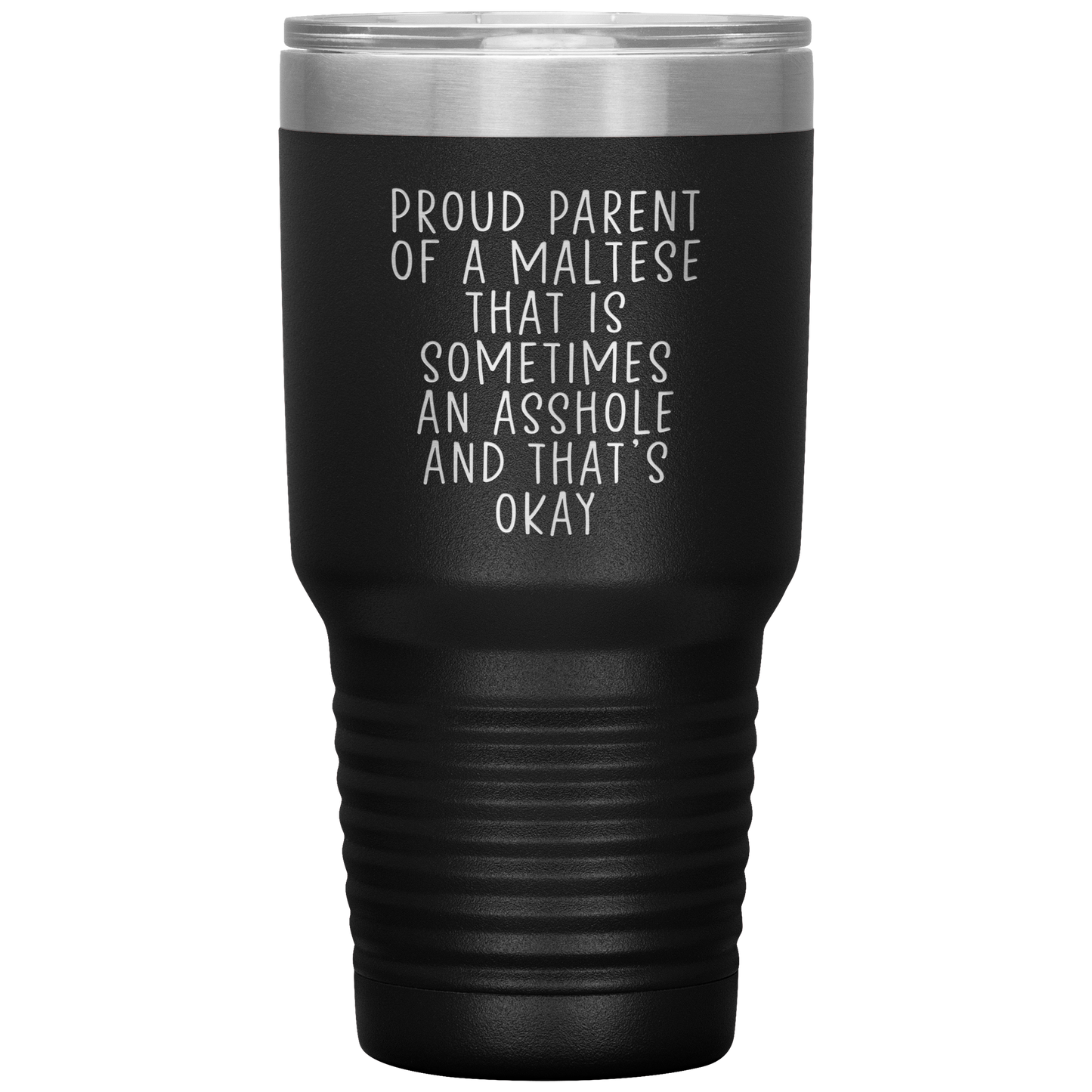 Maltese Tumbler, Maltese Gifts, Travel Coffee Mug, Birthday Gifts for Men and Women