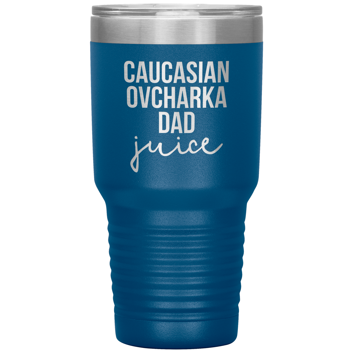 Caucasian Ovcharka Dad Tumbler, Caucasian Ovcharka Dad Gifts, Travel Coffee Mug, Birthday Gifts for Men and Women