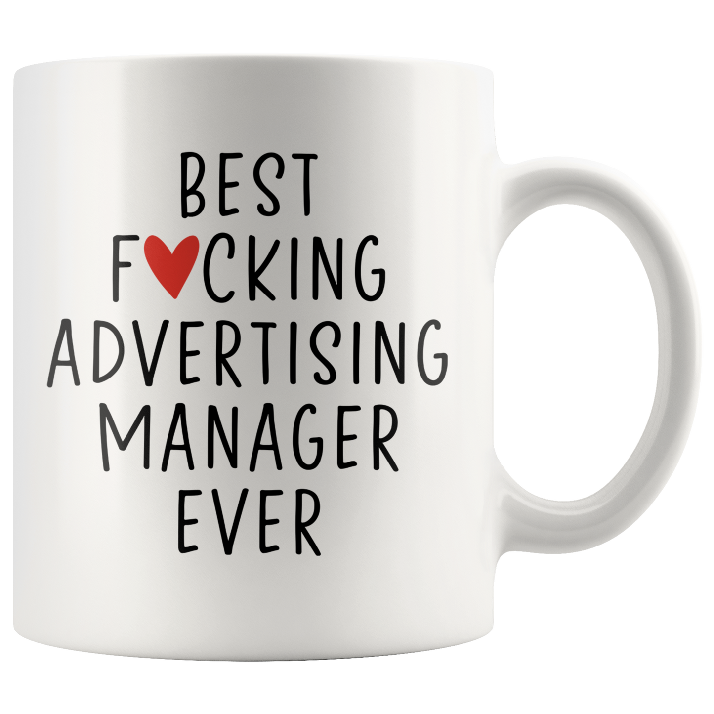 Advertising manager Gifts, Coffee Mug, Two Tone Accent Cup, Birthday Gift for Men and Women