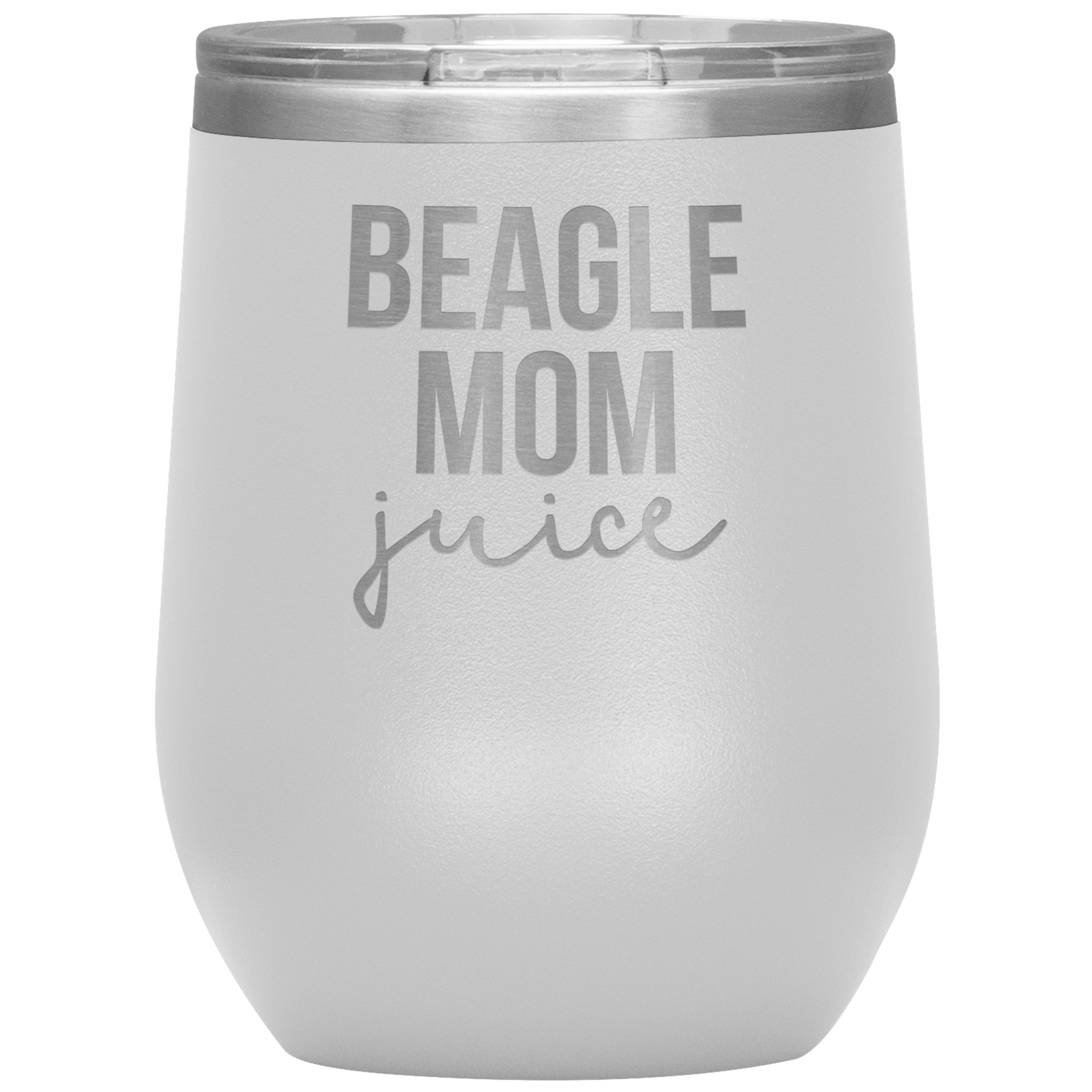 Beagle Mom Wine Tumbler, Beagle Mom Gifts, Travel Wine Cup, Cadeaux d’anniversaire pour hommes et femmes