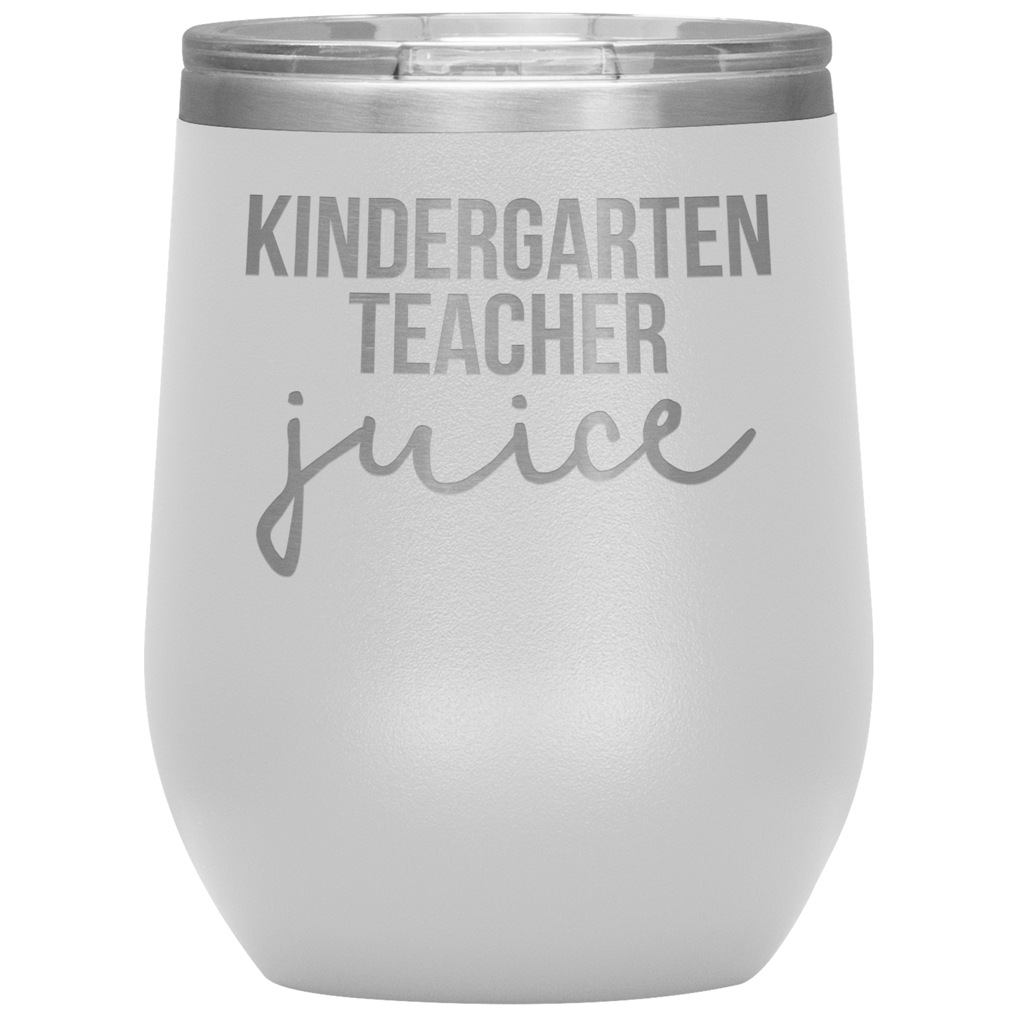 Kindergarten Teacher Wine Tumbler, Kindergarten Teacher Gifts, Travel Wine Cup, Birthday Gifts for Men and Women