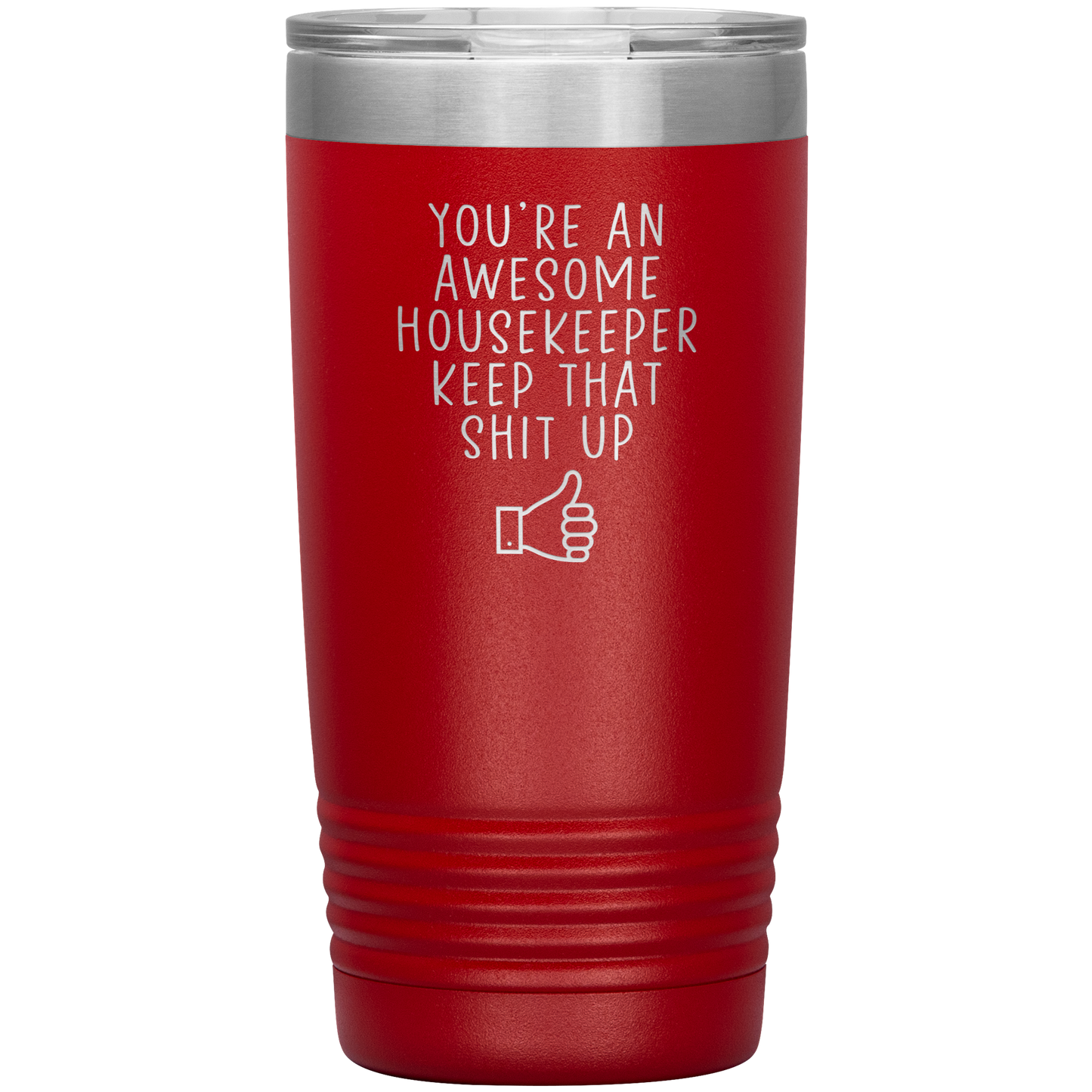 Ménkeeper Tumbler, Housekeeper Cadeaux, Travel Coffee Mug, Birthday Cadeaux pour les hommes et les femmes