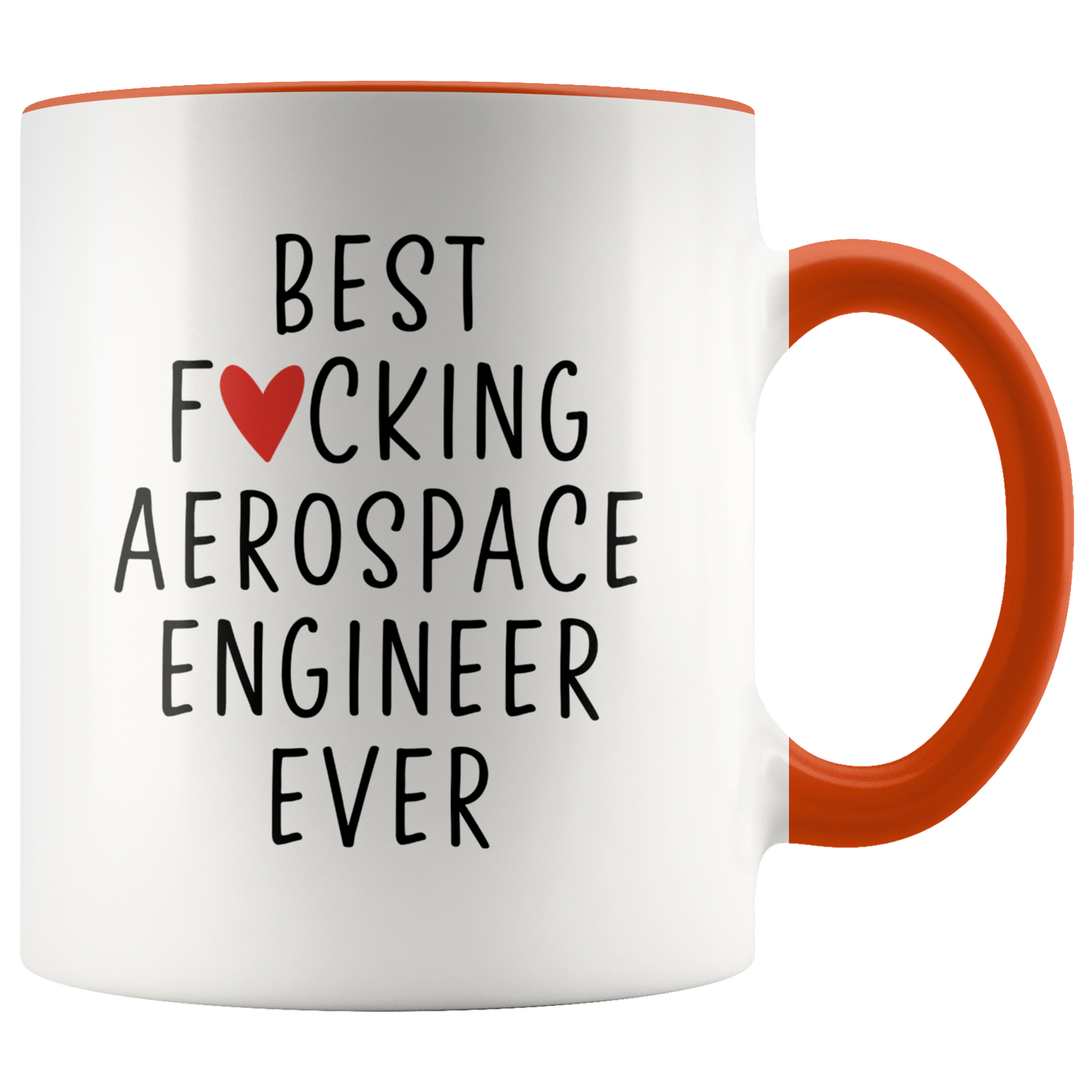 Aerospace engineer Gifts, Coffee Mug, Two Tone Accent Cup, Birthday Gift for Men and Women