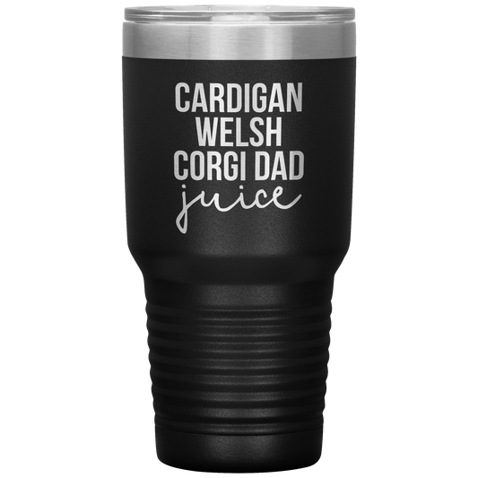 Cardigan Welsh Corgi Dad Tumbler, Cardigan Welsh Corgi Dad Gifts, Travel Coffee Mug, Birthday Gifts for Men and Women