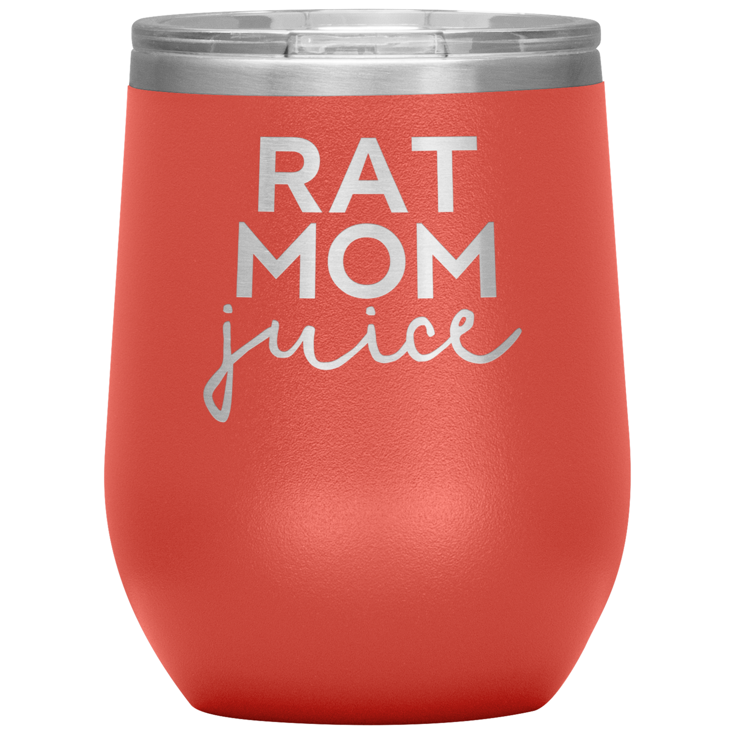 Rat Mom Wine Tumbler, Rat Mom Gifts, Rat Mom Wine Cup, presentes de aniversário para Homens e Mulheres