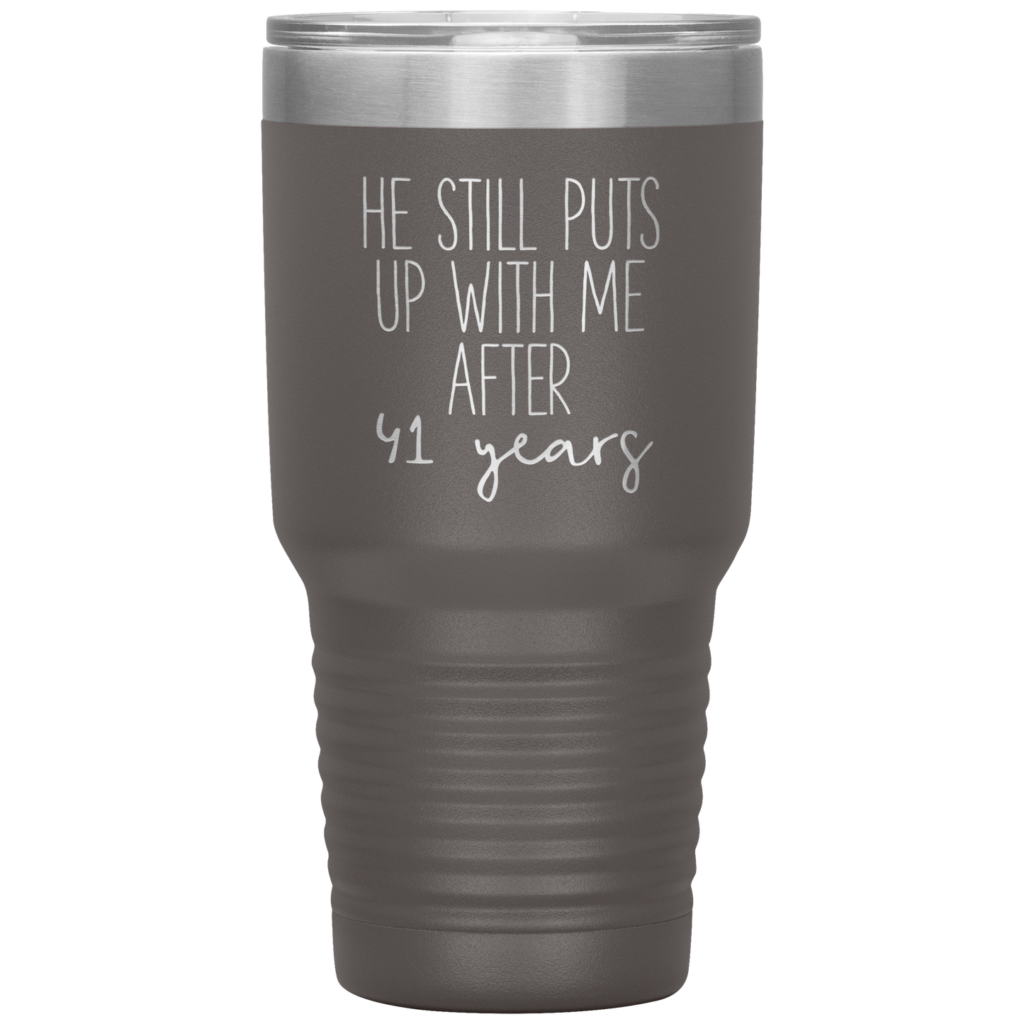 41st Anniversary Gifts, Coffee Mug, Tumbler, Birthday Gifts for Men and Women