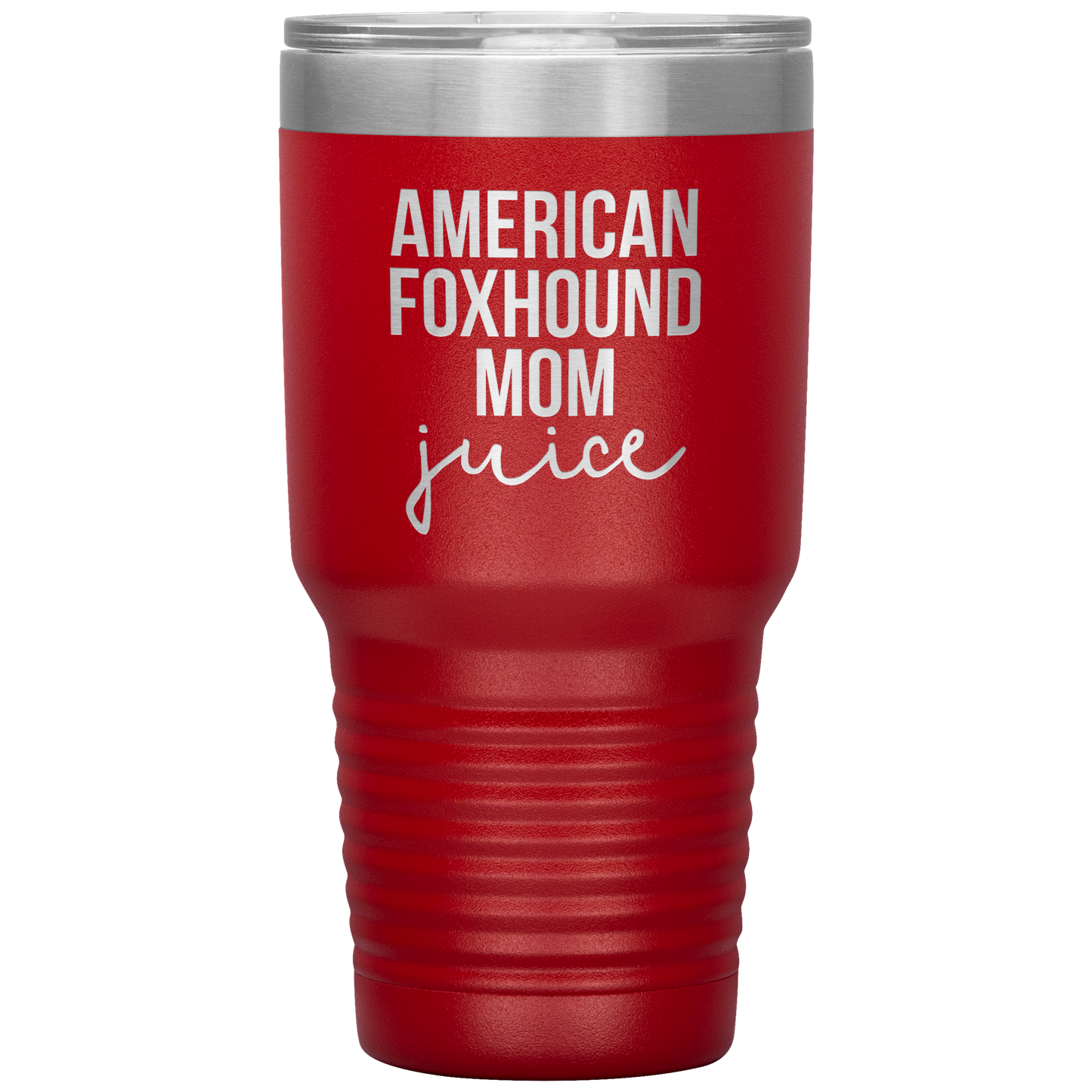 American Foxhound Mom Tumbler, Funny Travel Coffee Mug, Birthday Gifts for Men and Women