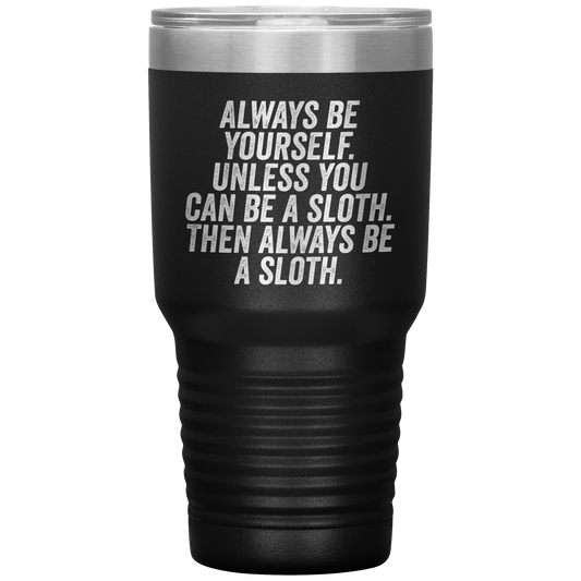 Sloth Tumbler, Sloth Gifts, Travel Coffee Mug, Birthday Gifts for Men and Women