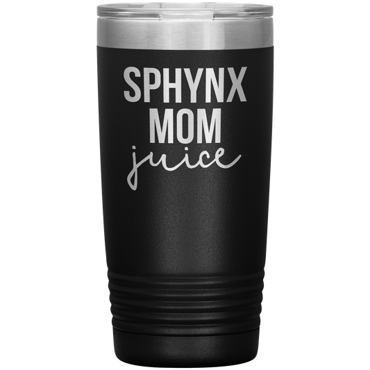 Sphynx Mom Tumbler, Sphynx Mom Gifts, Travel Coffee Mug, Cadeaux d’anniversaire pour hommes et femmes