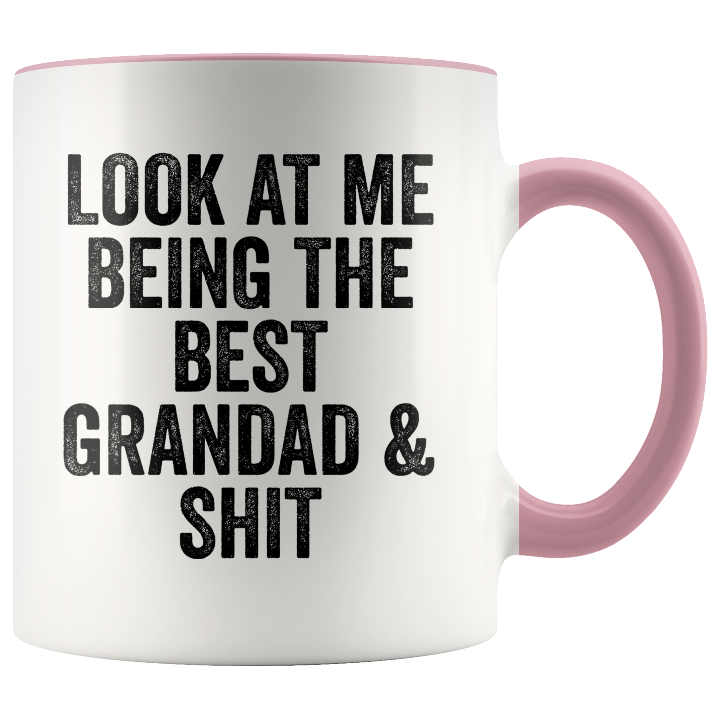 Grandad Gifts, Grandad Coffee Mug, Two Tone Accent Cup, Birthday Gift for Men and Women